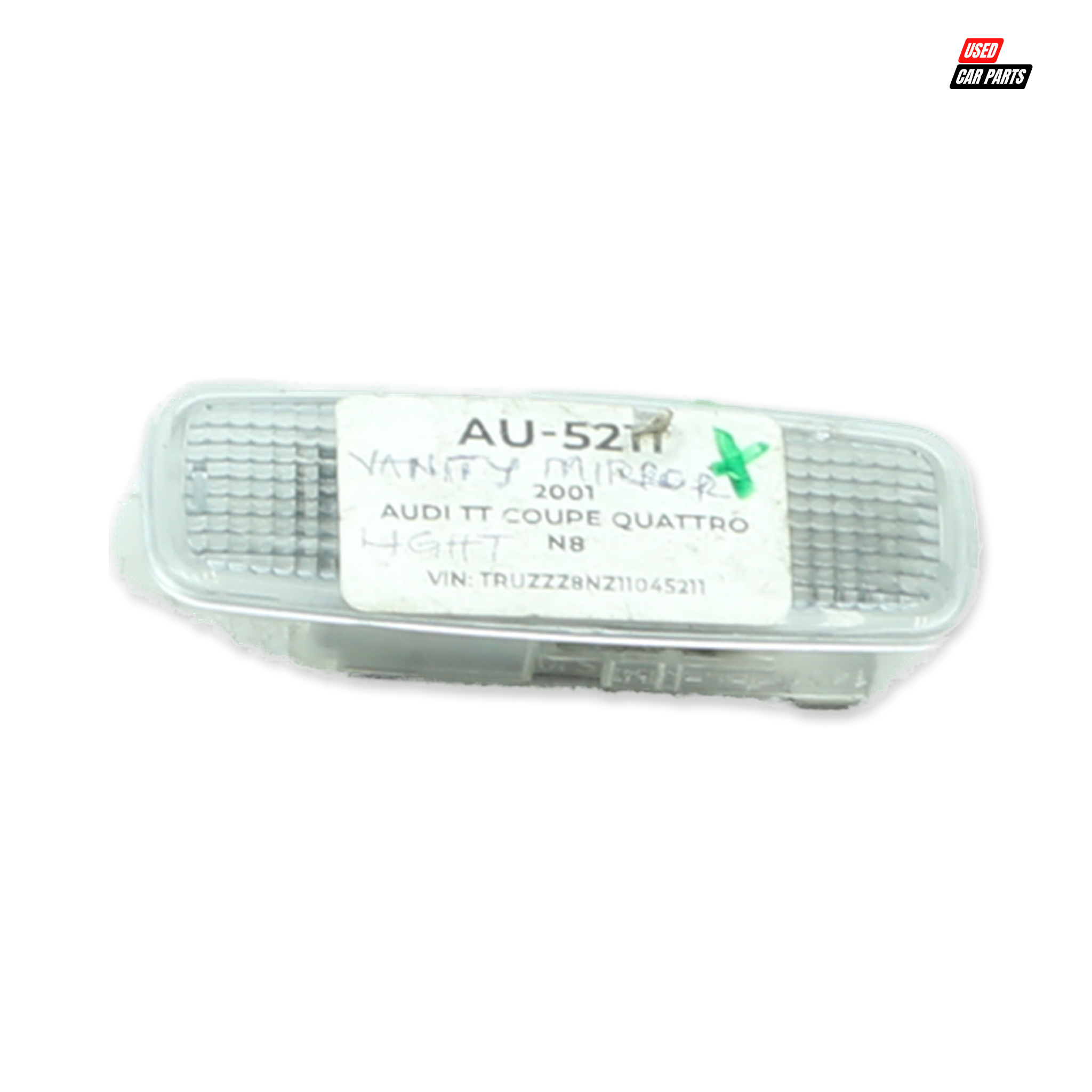 Used AUDI TT Coupe Passengers Side Sun Visor Light (Part Number 8L0947105A)
