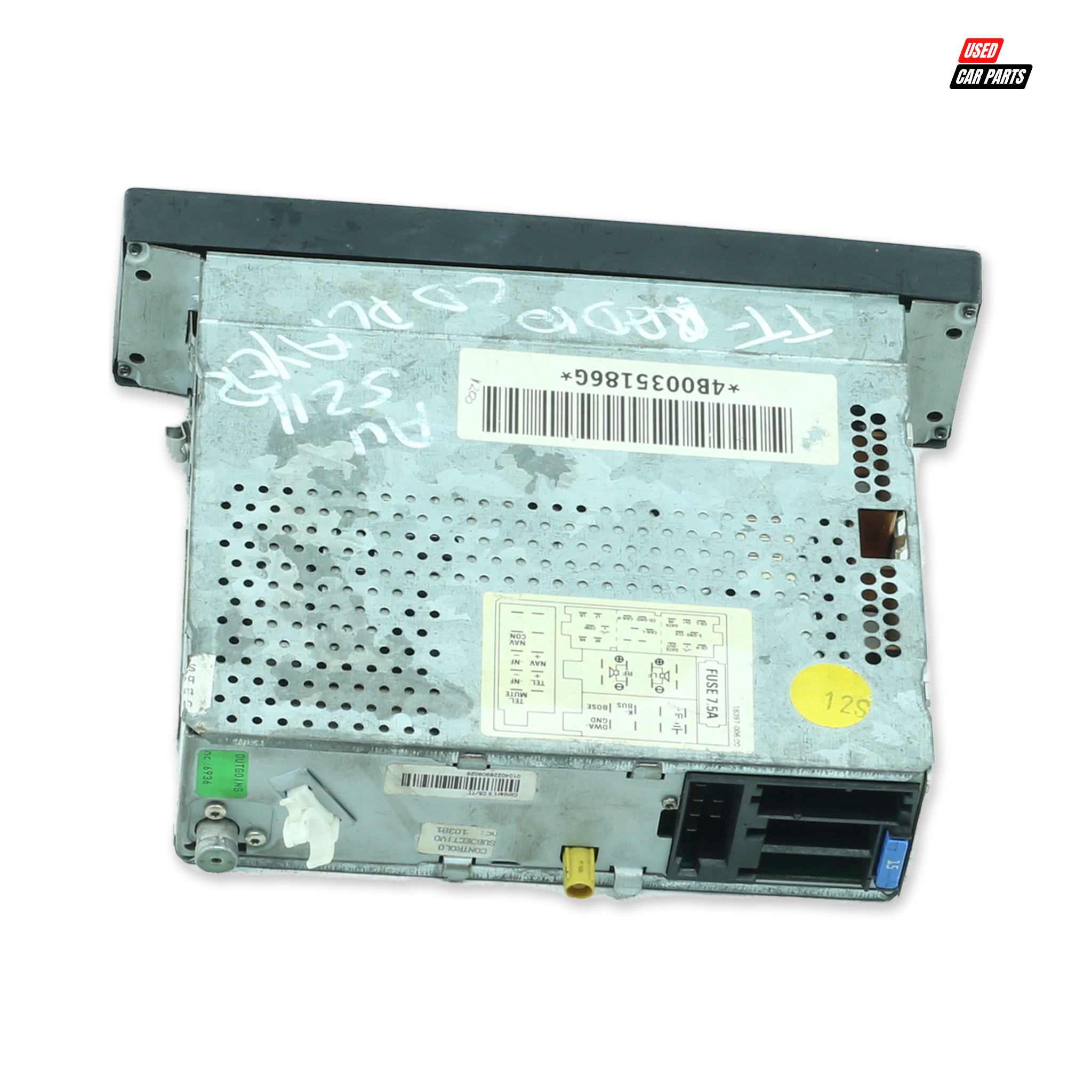 Used AUDI TT Coupe Radio (Part Number 4B0035186G)