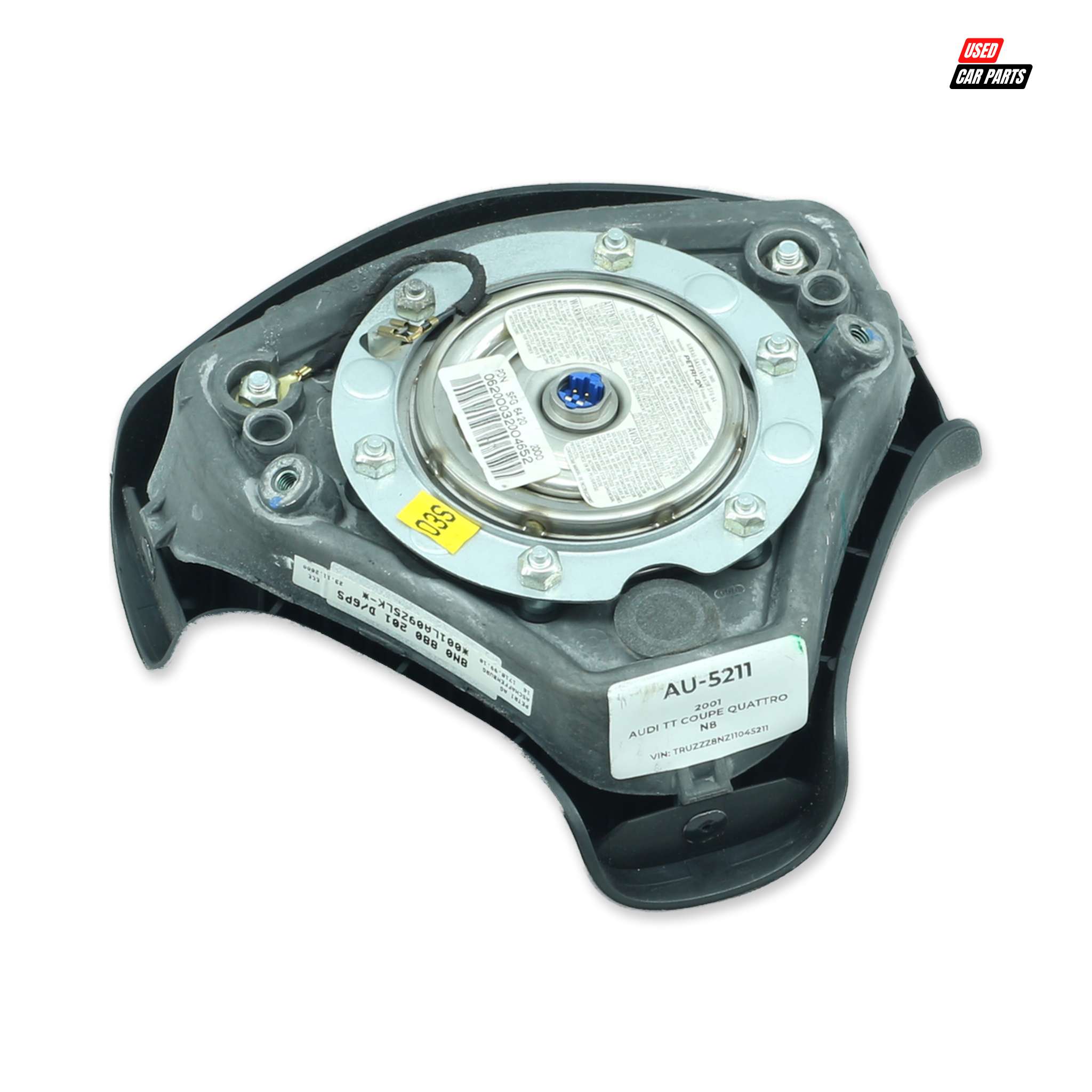 Used AUDI TT Coupe 2001 Steering Wheel Airbag Part Number 8N0880201D