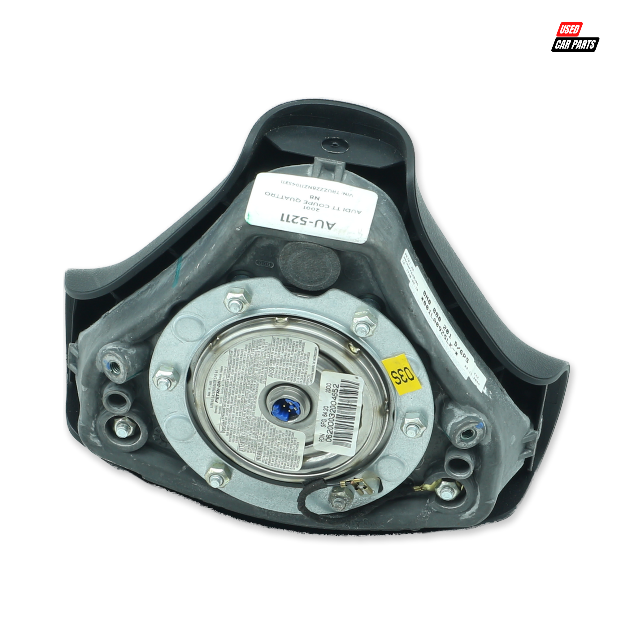 Used Steering Wheel Airbag Part Number 8N0880201D for 2001 AUDI TT Coupe