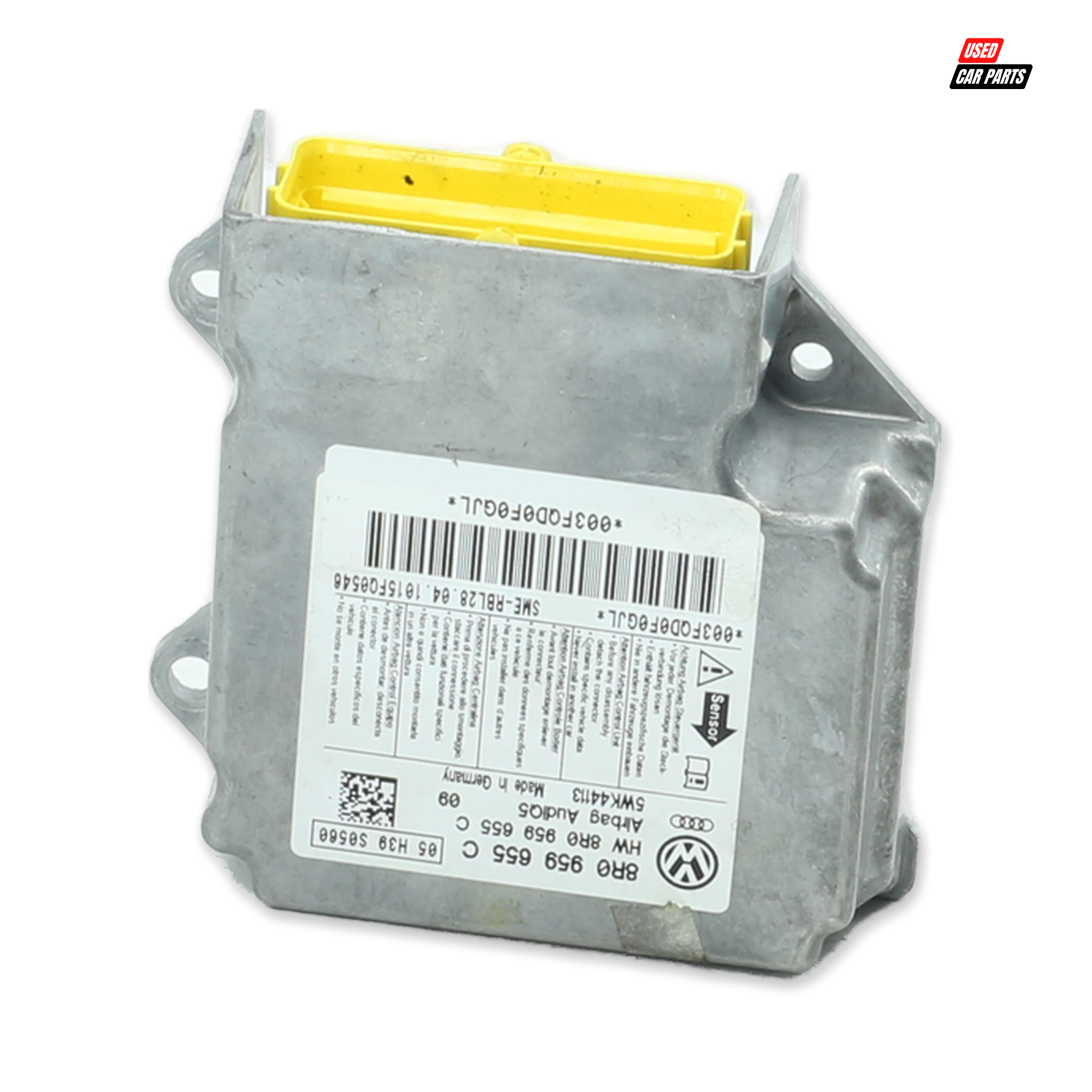 Used AUDI Q5 2.0T FSI Quattro S Tronic Airbag Control Module (Part Number 8R0959655C)