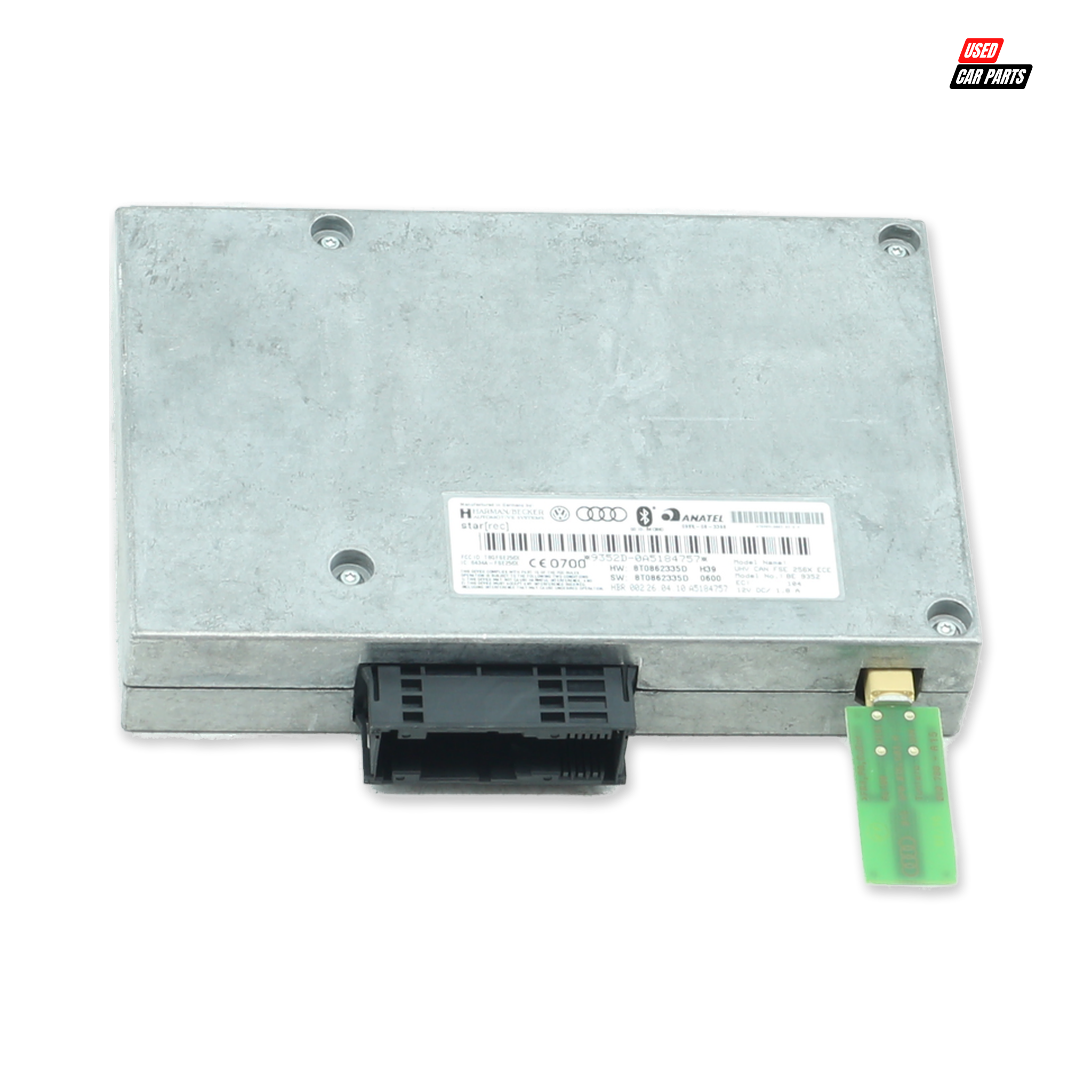 Used Bluetooth Module Part Number 8T0862335D for 2010 Audi Q5 2.0 T FSI Quattro S Tronic