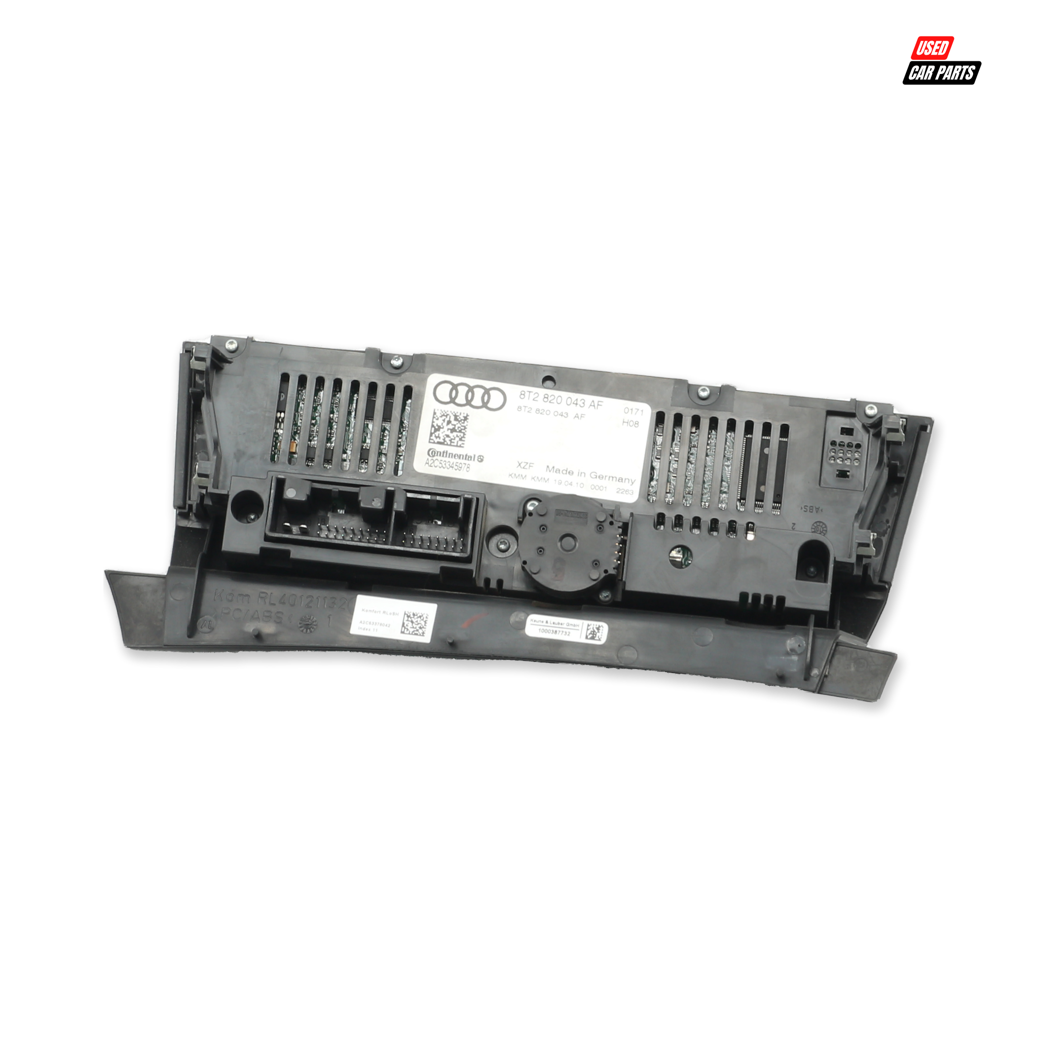 Used AUDI Q5 2.0T HVAC Control Panel (Part Number 8T2820043AF)
