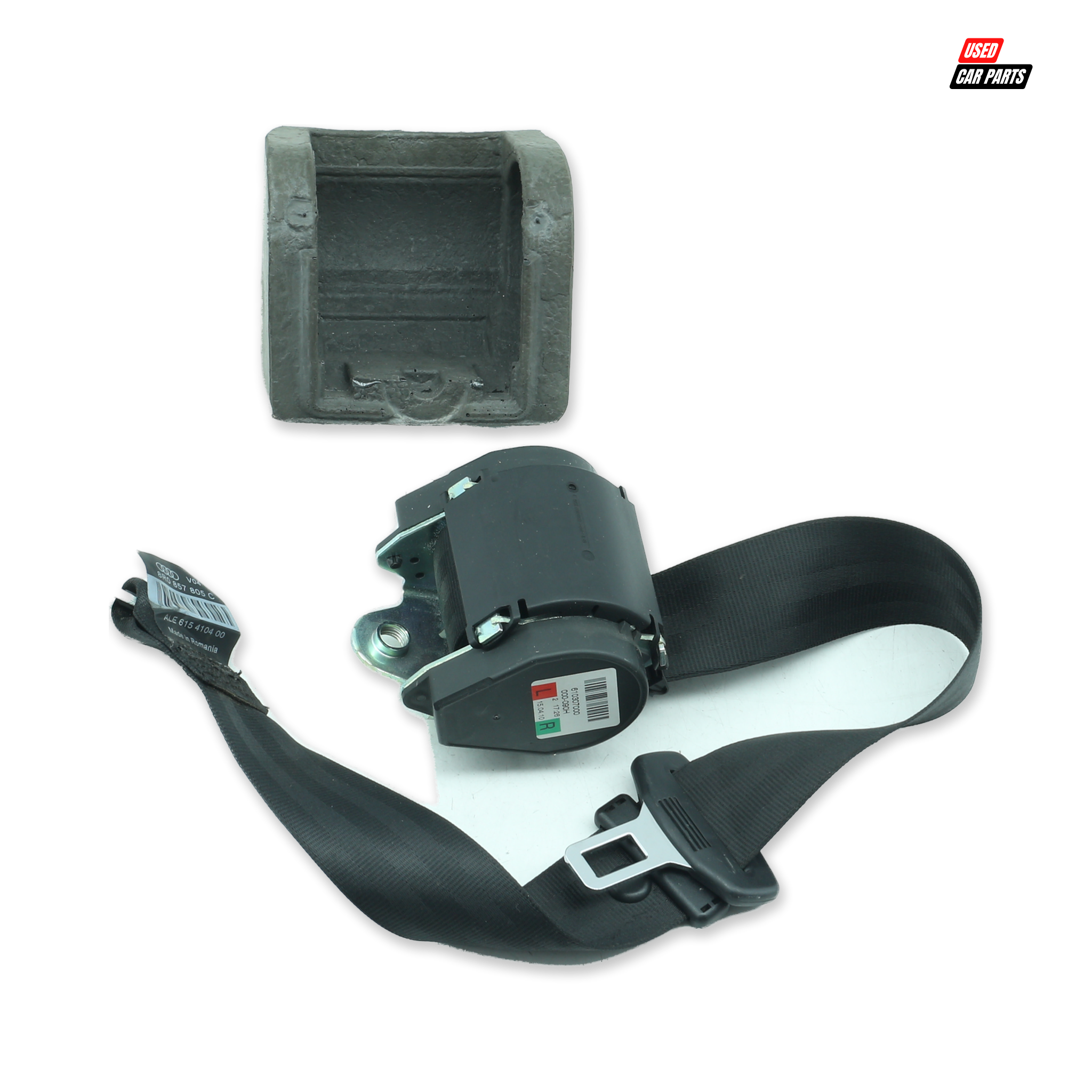 Used Passengers Side Rear Seat Belt for 2010 AUDI Q5 2.0 T FSI QUATTRO S TRONIC