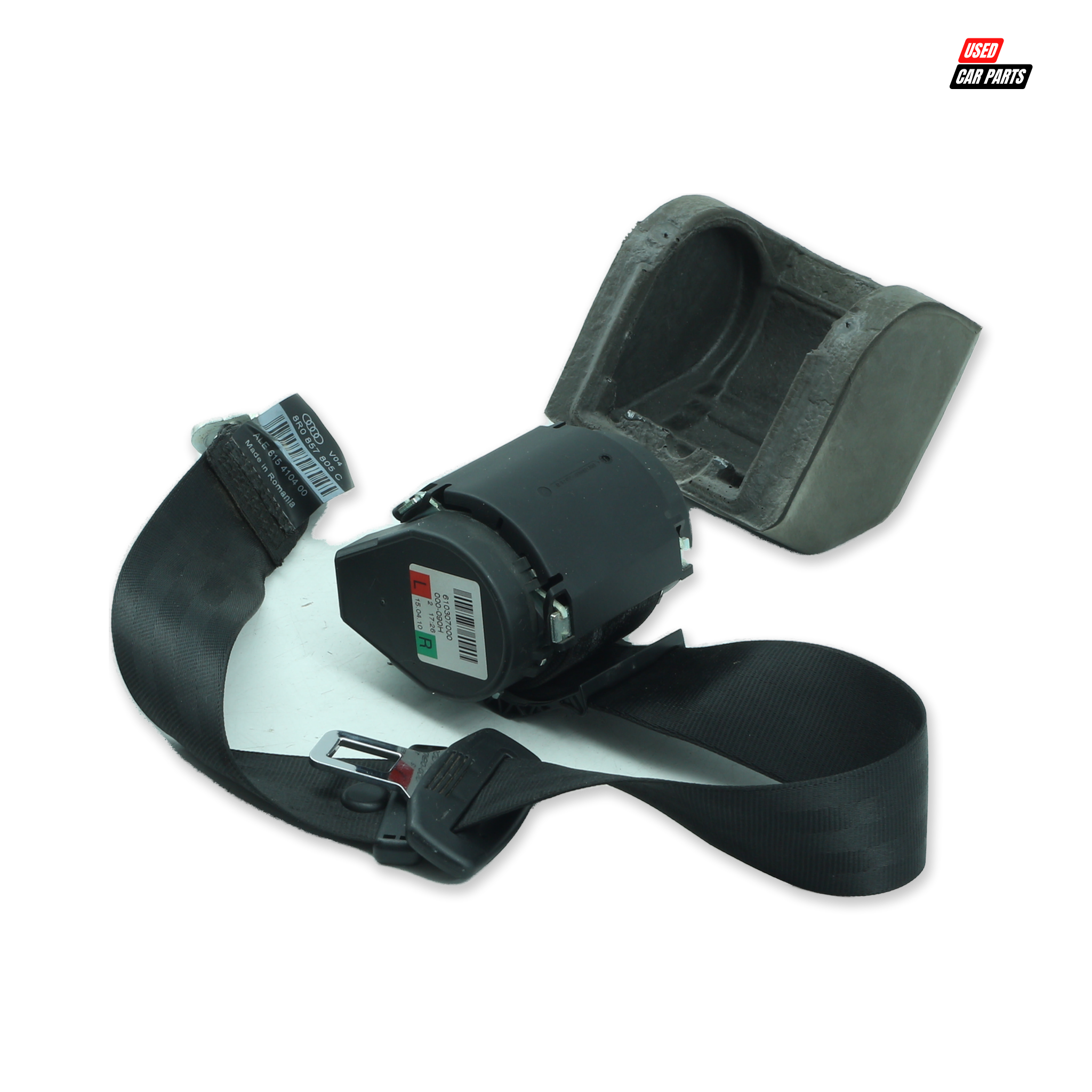 Used Passengers Side Rear Seat Belt for 2010 AUDI Q5 2.0 T FSI QUATTRO S TRONIC