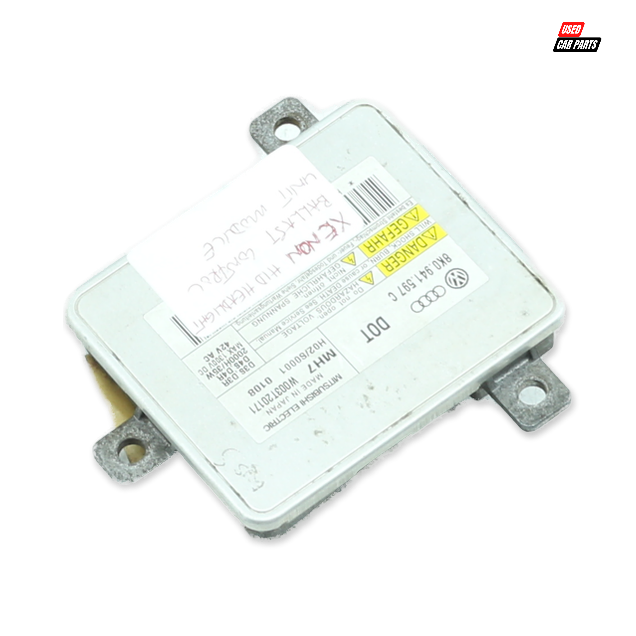 Used Ballast Hid Control Unit (Part Number 8K0941597) for 2011 Audi A4 1.8T Ambition