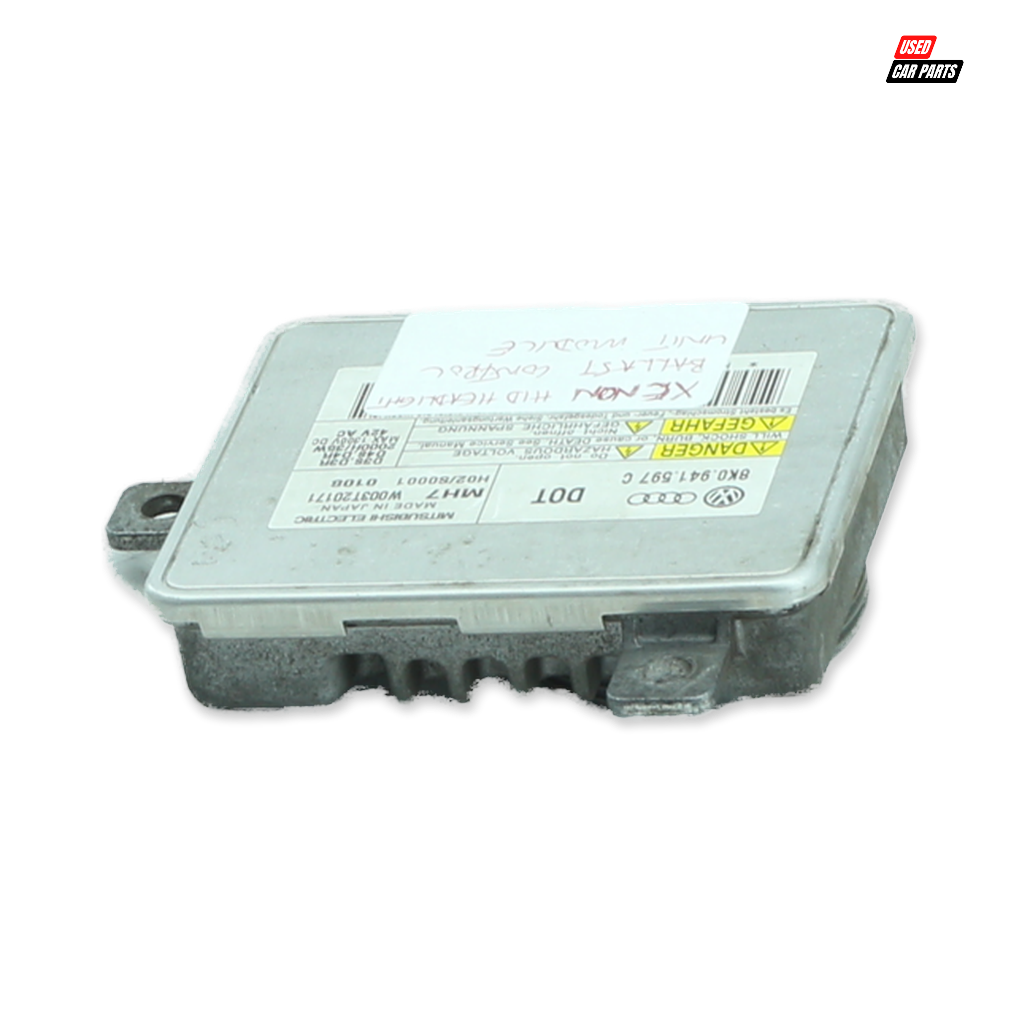 Used Ballast Hid Control Unit (Part Number 8K0941597) for 2011 Audi A4 1.8T Ambition