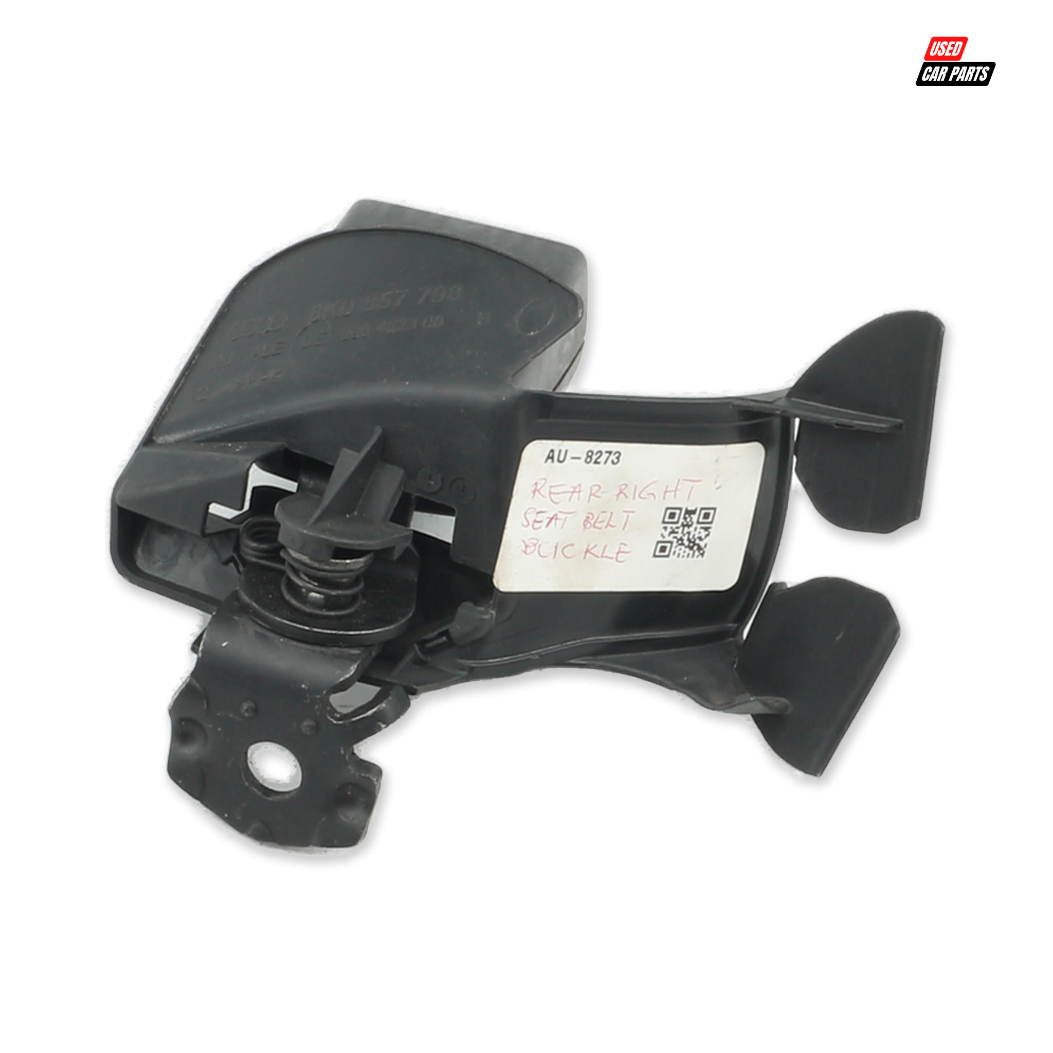 Used Driver Side Rear Seat Belt Buckle (Part Number 8K0857798) for 2011 Audi A4 1.8T Ambition