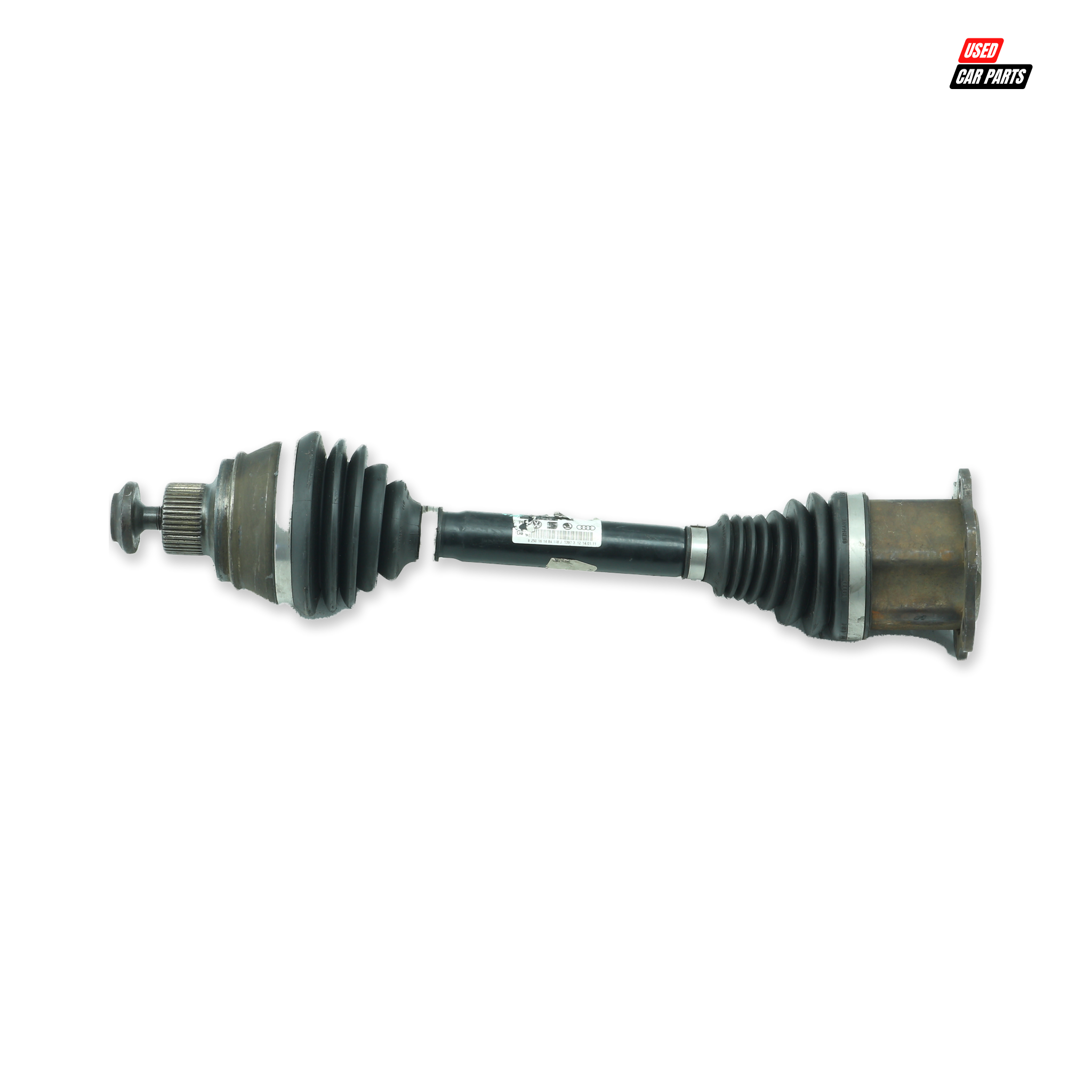 Used Passengers Side Front Driveshaft (Part Number 8K0407271Q) for 2011 AUDI A4 1.8T AMBITION