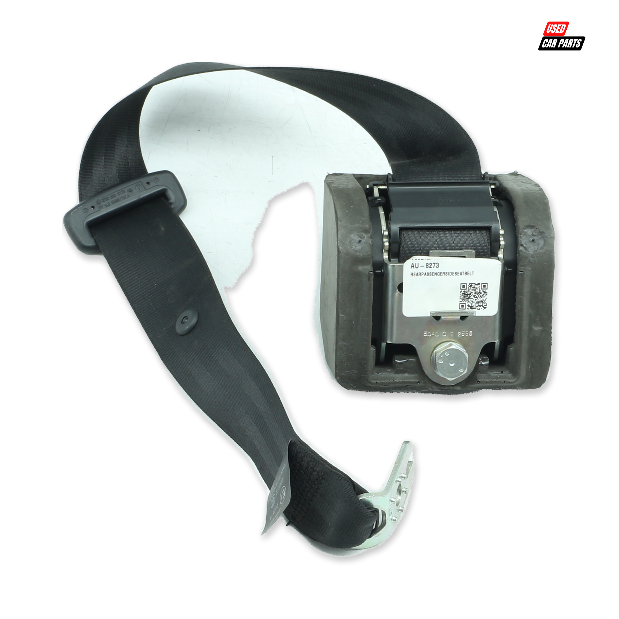 Used Passengers Side Rear Seat Belt (Part Number 8K0857805P) for 2011 AUDI A4 1.8T AMBITION