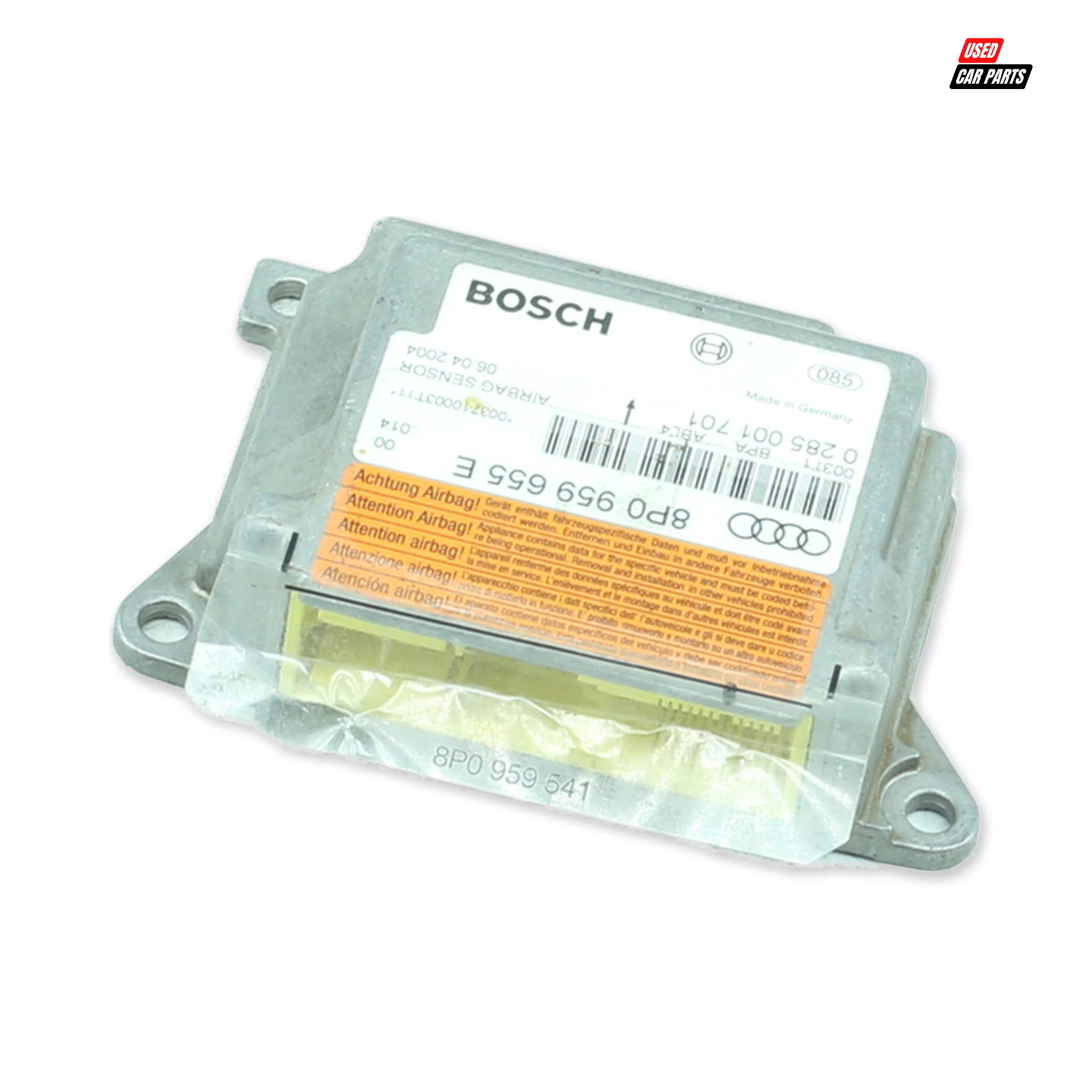 Used AUDI A3 2002 Airbag Control Module Part Number 8P0959655E