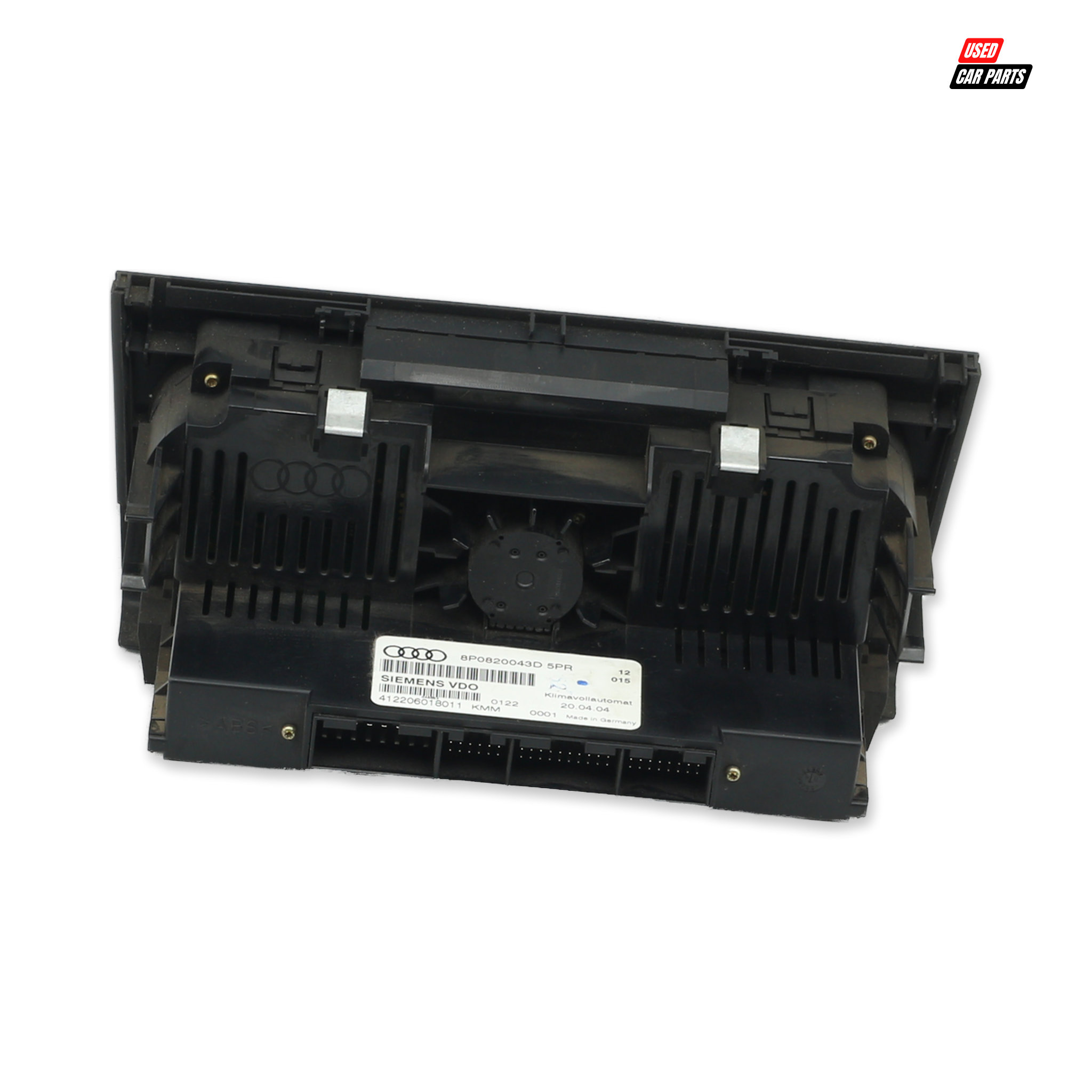 Used AUDI A3 2002 Climate Control Unit (Part Number 8P0820043D)