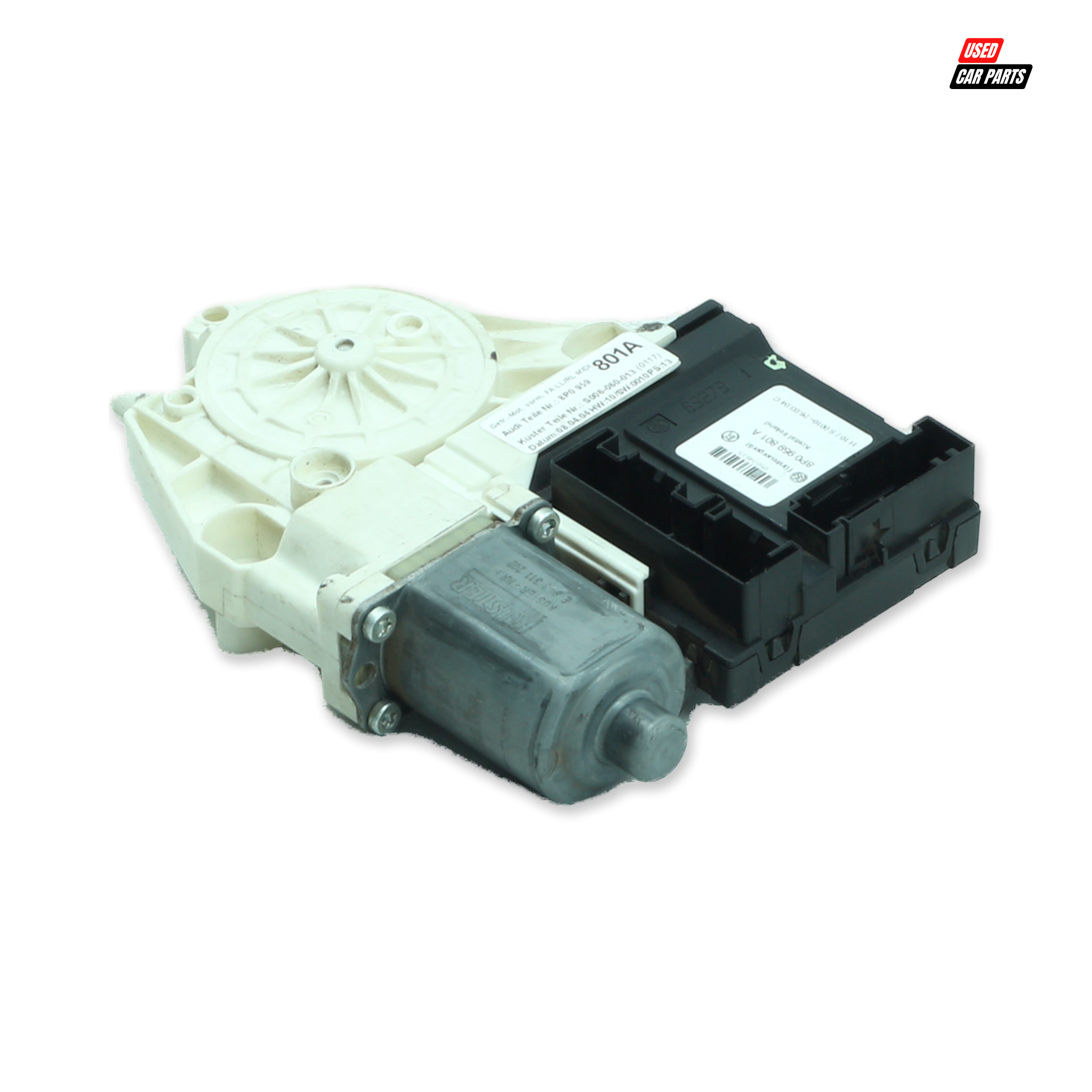 Used Drivers Side Front Window Regulator (Part Number 8P0959801A) for 2002 AUDI A3