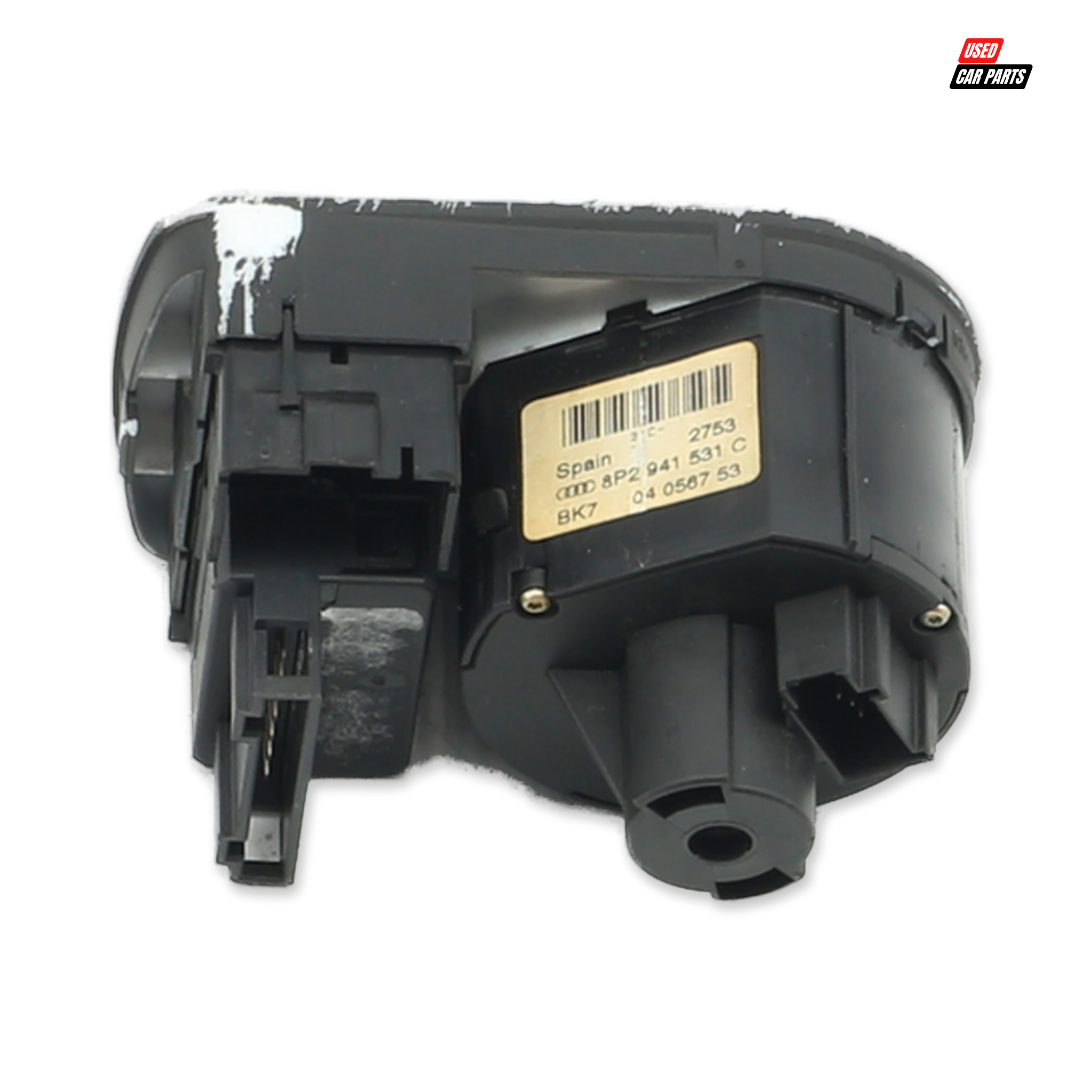 Used Audi A3 2002 Headlight Adjust Switch Part Number 8P2941531C