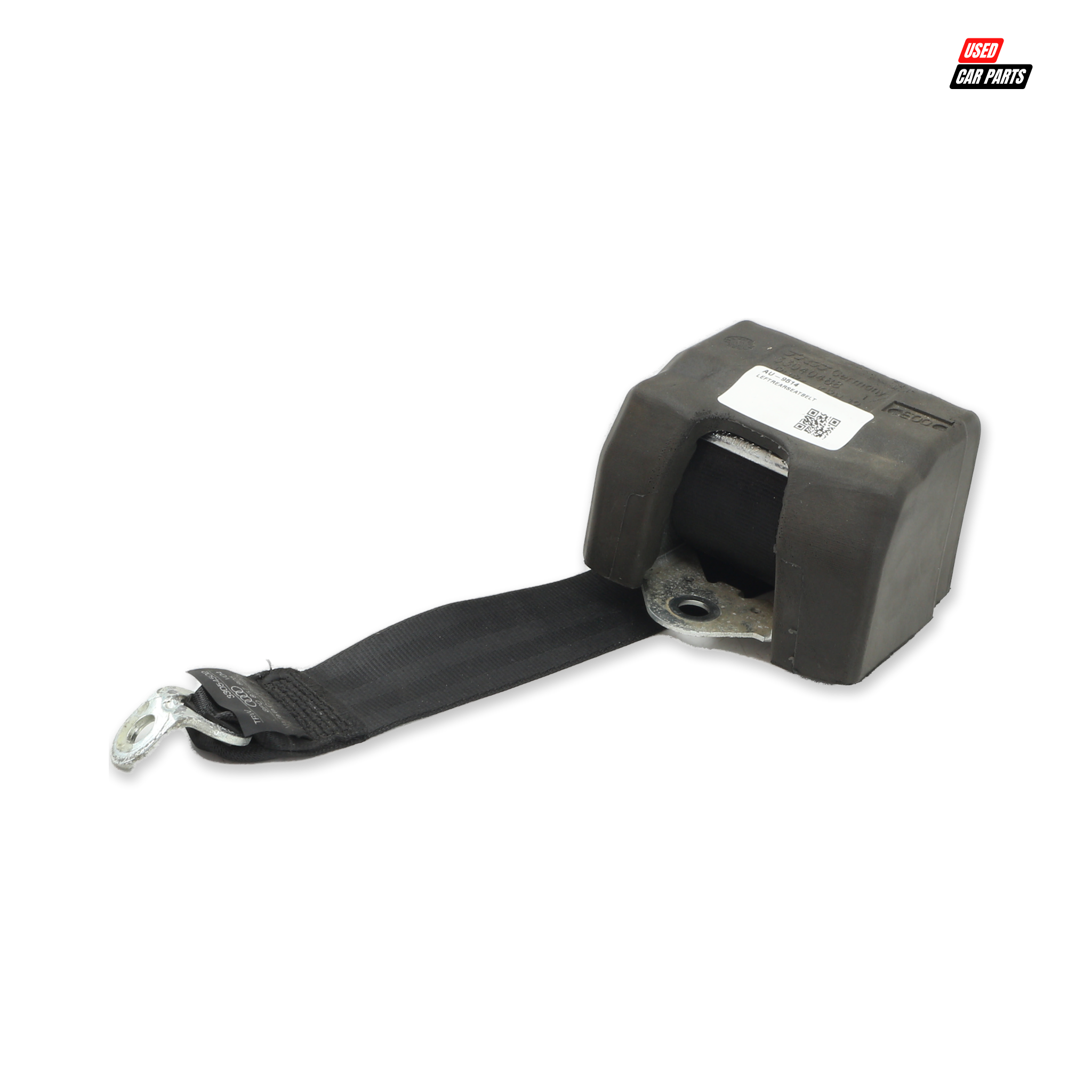 Used Passengers Side Rear Seat Belt (Part Number 8P0857805) for 2002 Audi A3