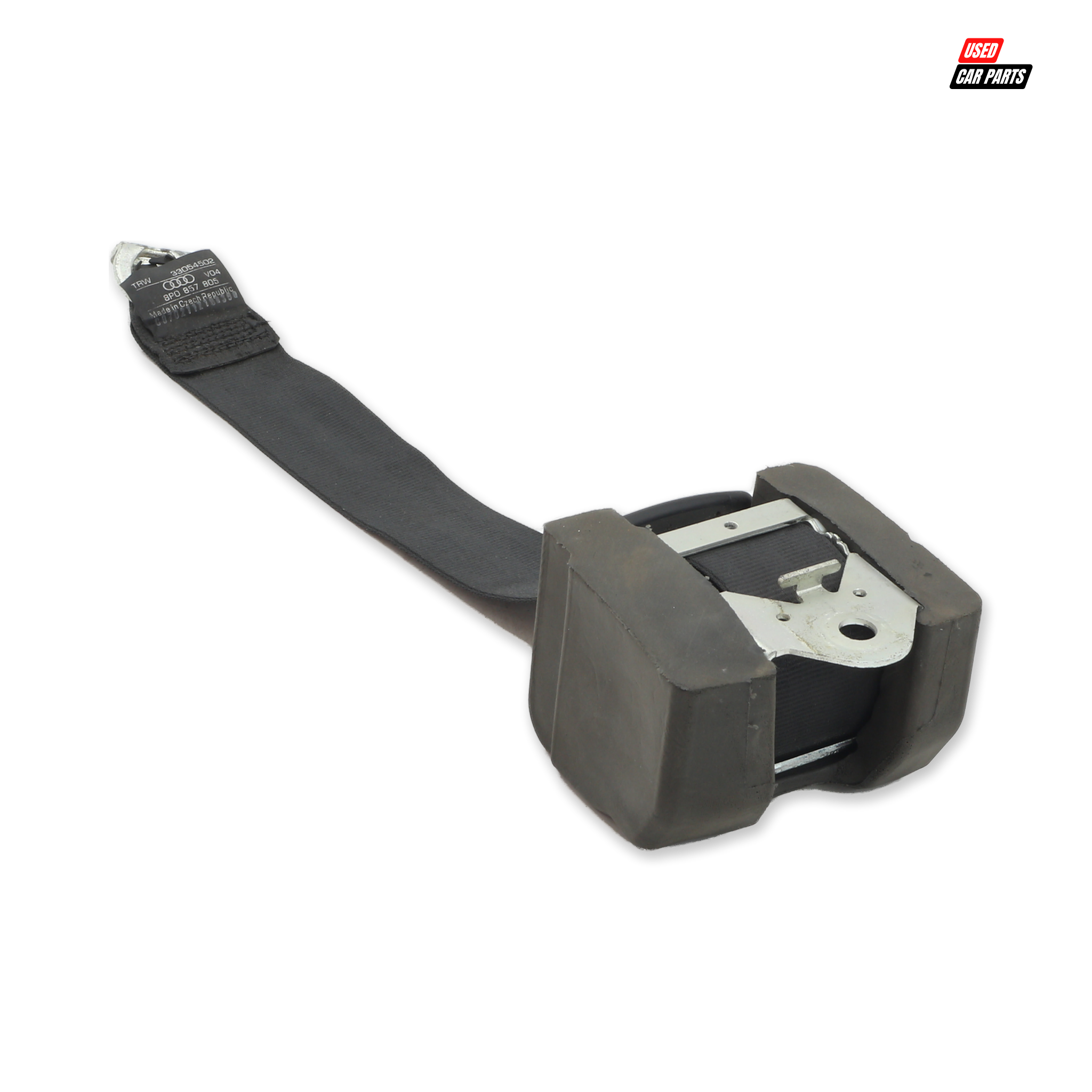 Used Passengers Side Rear Seat Belt (Part Number 8P0857805) for 2002 Audi A3