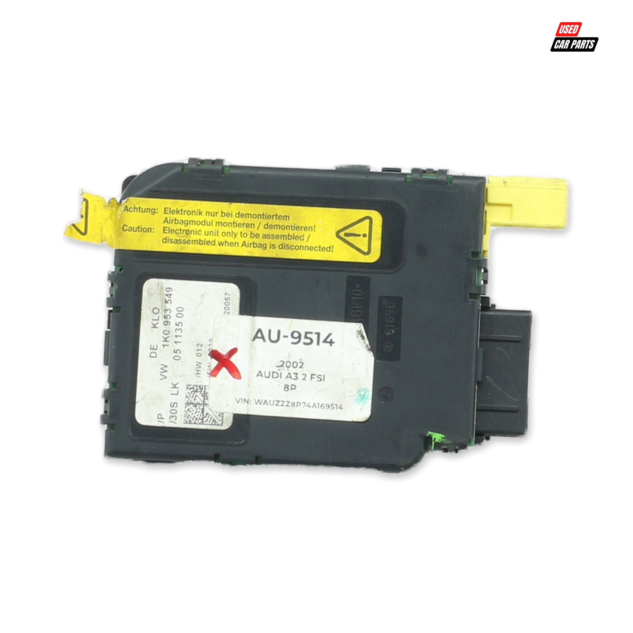 Used Steering Wheel Control Module (Part Number 1K0953549) for 2002 Audi A3
