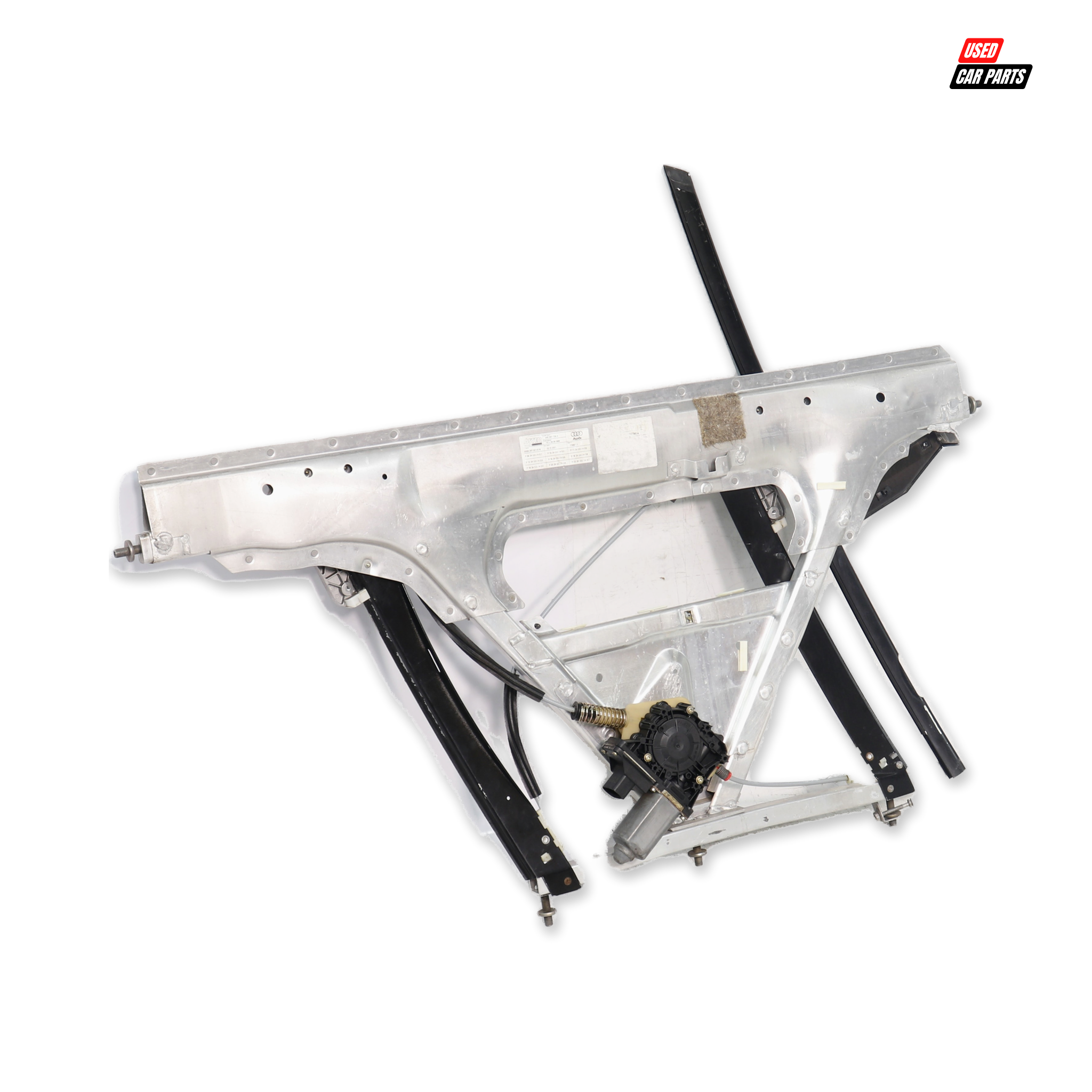 Used OEM Passengers Side Front Window Regulator (Part Number 8N8837729A) for 2002 Audi TT Coupe