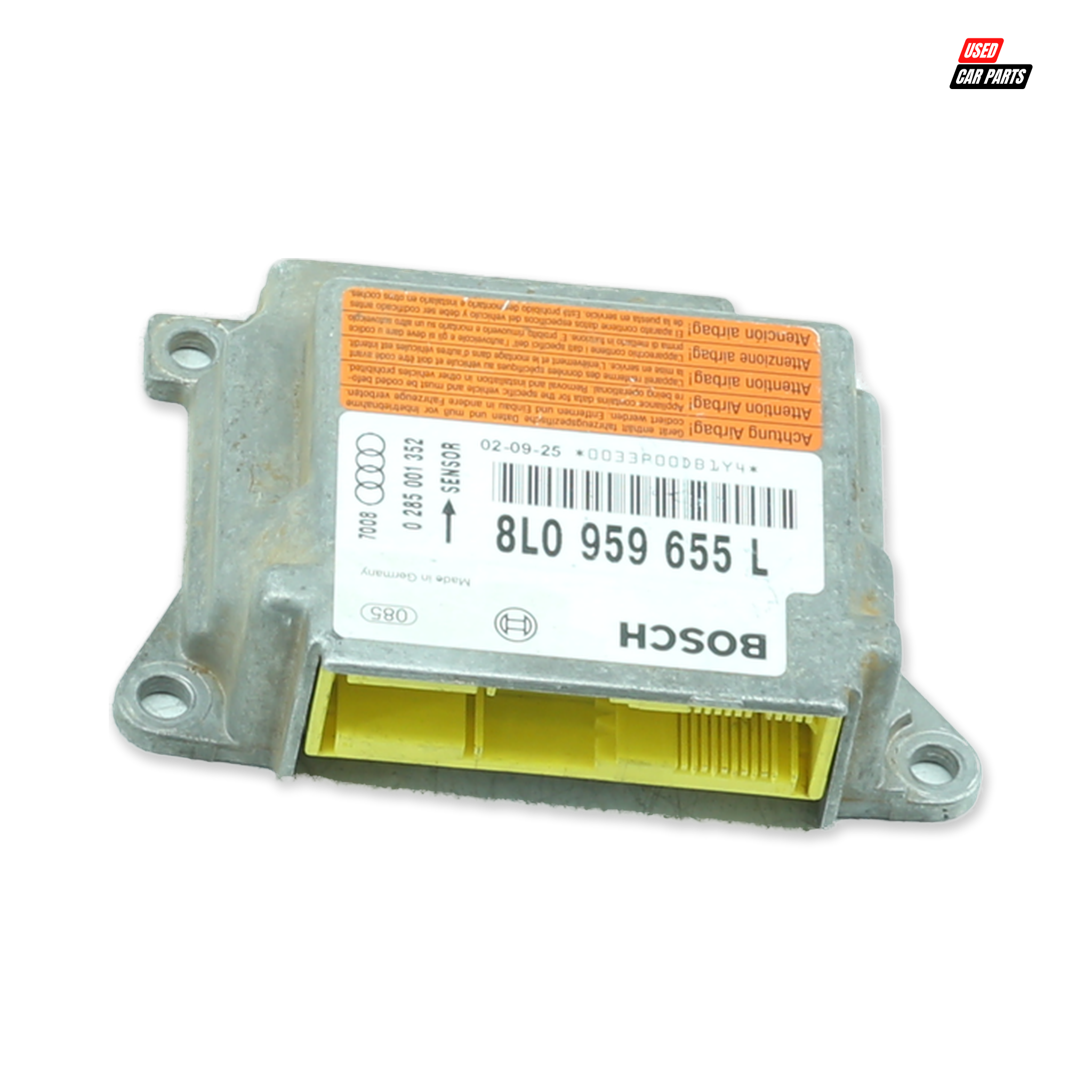 Used Airbag Control Module (Part Number 8L0959655L) for 2003 AUDI A3