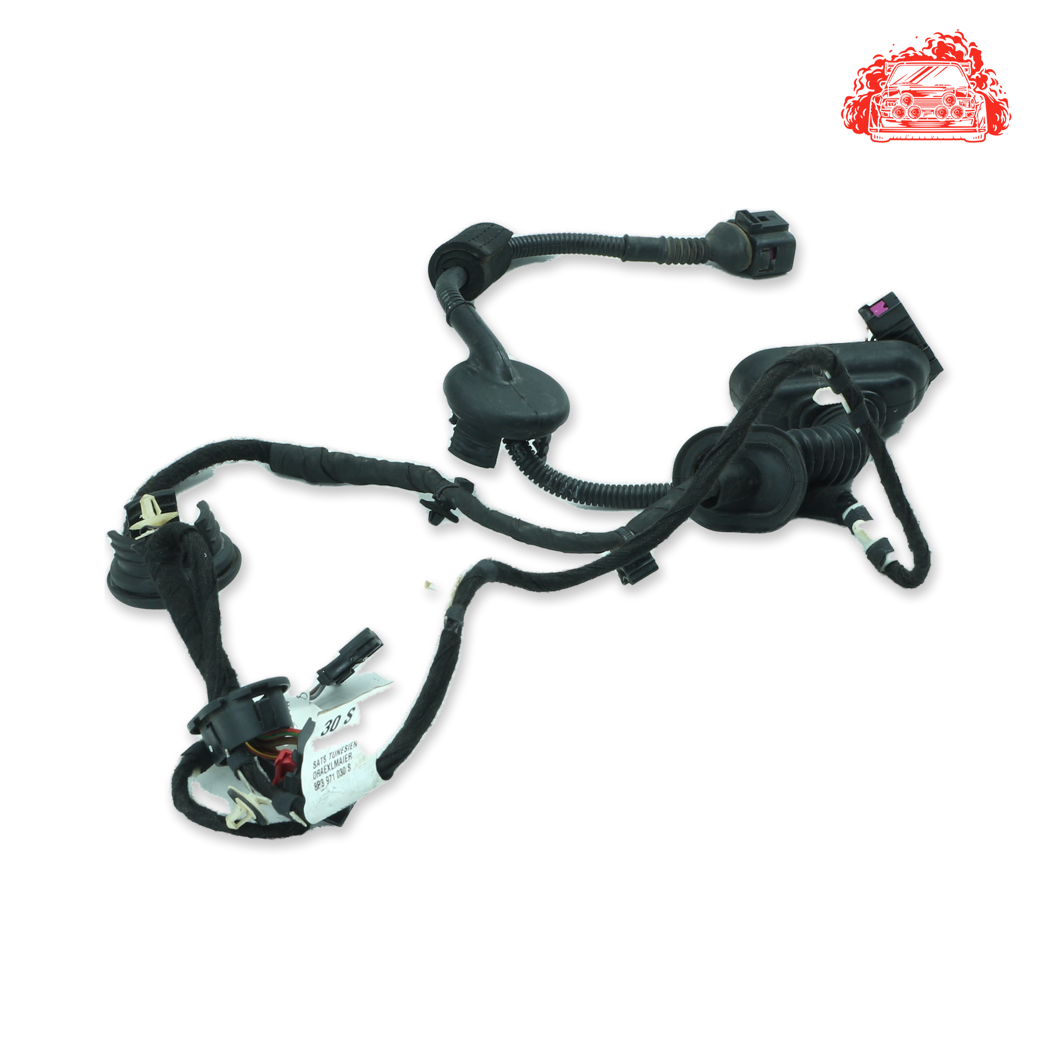 Used AUDI A3 Drivers Side Door Harness - OEM Part 8P3971030S