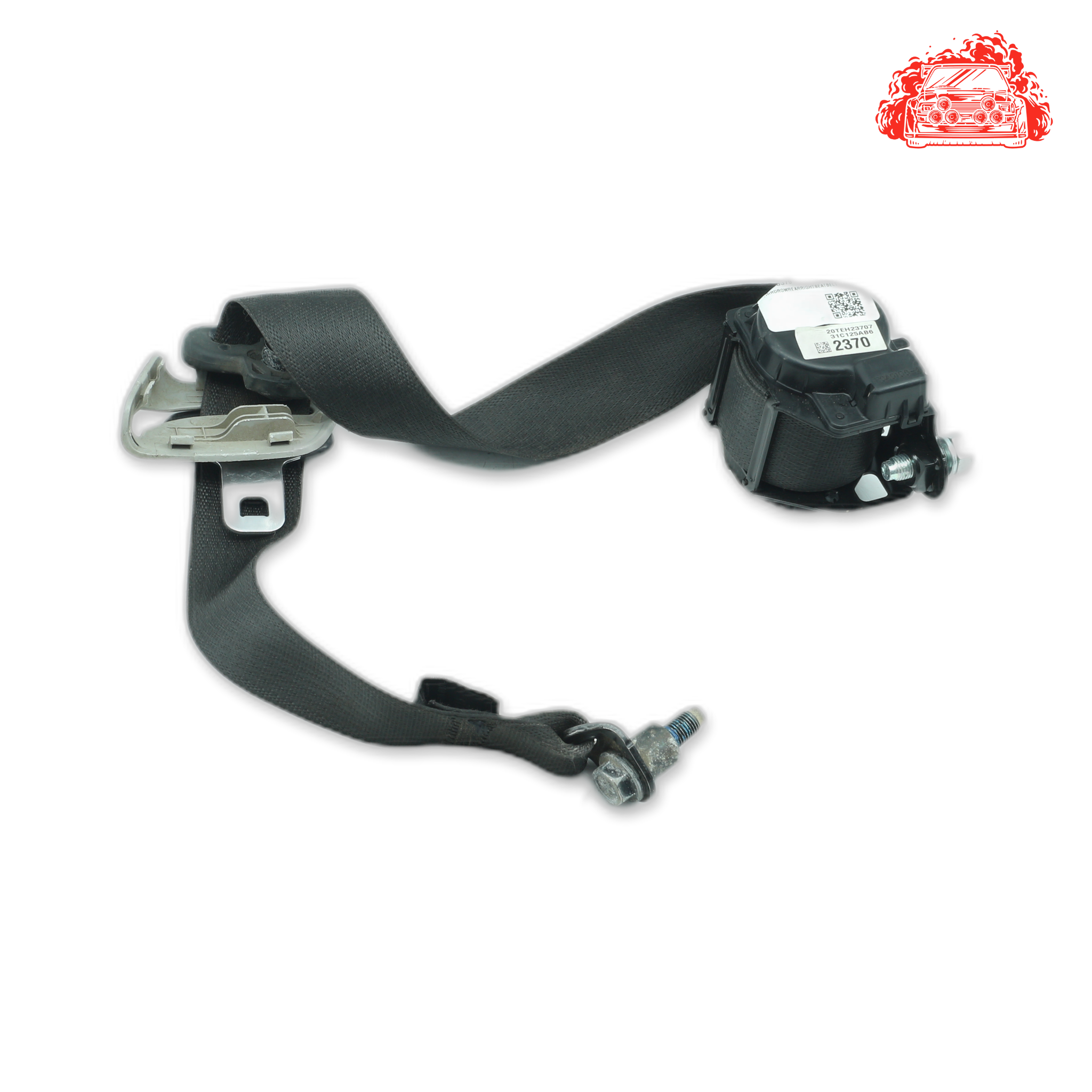 Used Chevrolet Captiva 2.4 LT White Drivers Rear 3rd Row Seatbelt