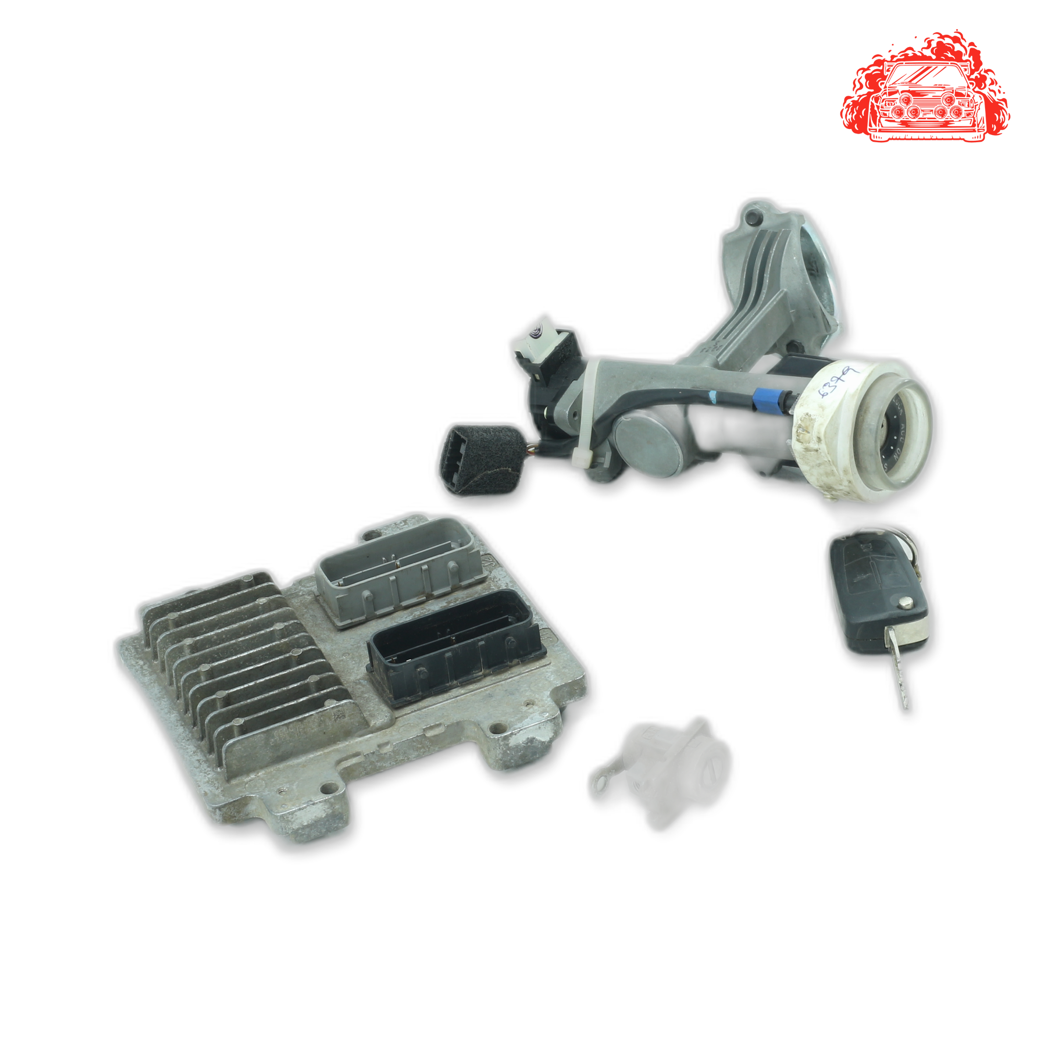 Used Chevrolet Captiva 2.4 LT White ECU Ignition Keys Barrels