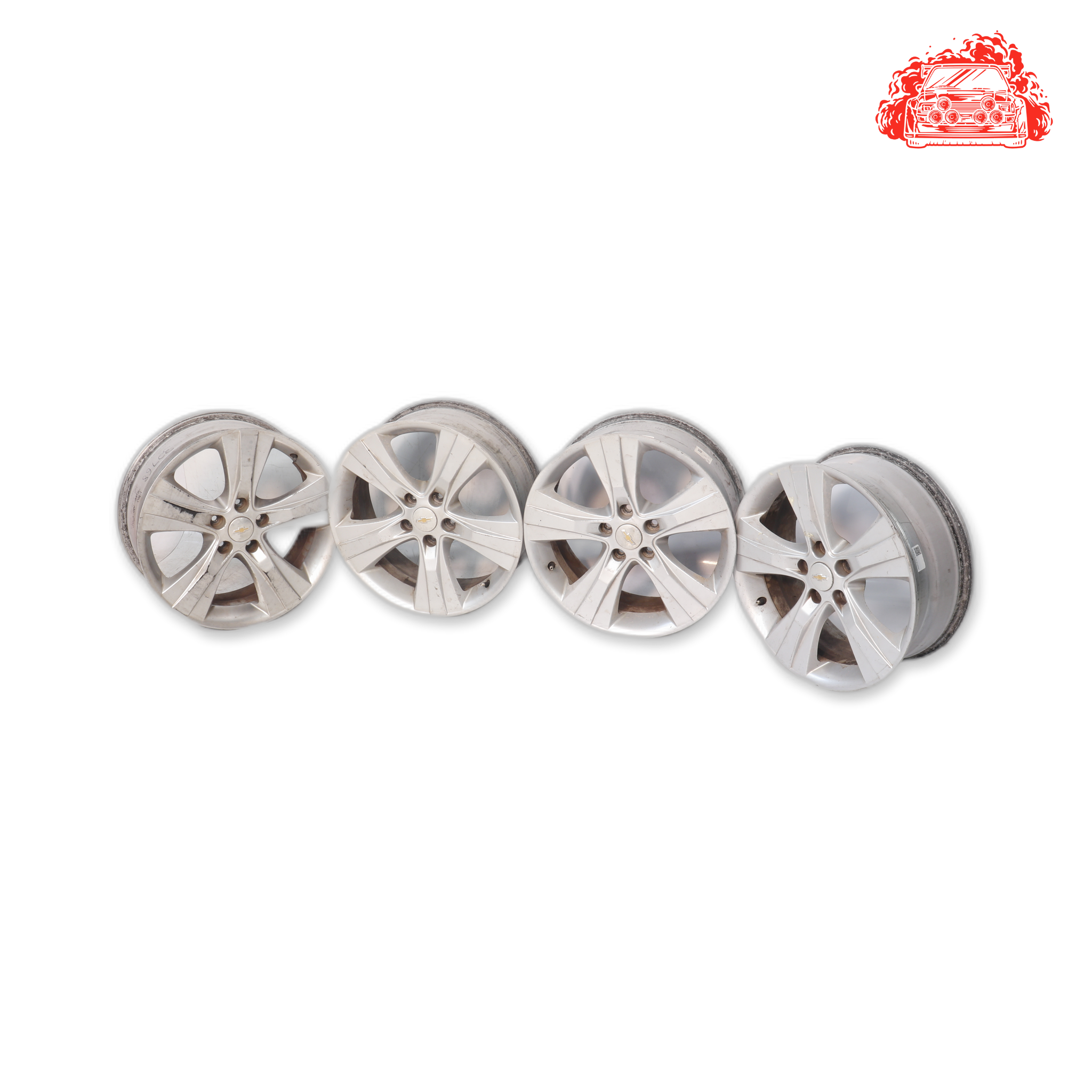 Used Chevrolet Captiva 2.4 LT White Rim Set 5 Stud 114 Pcd 18 Inch - OEM Part C10008MY