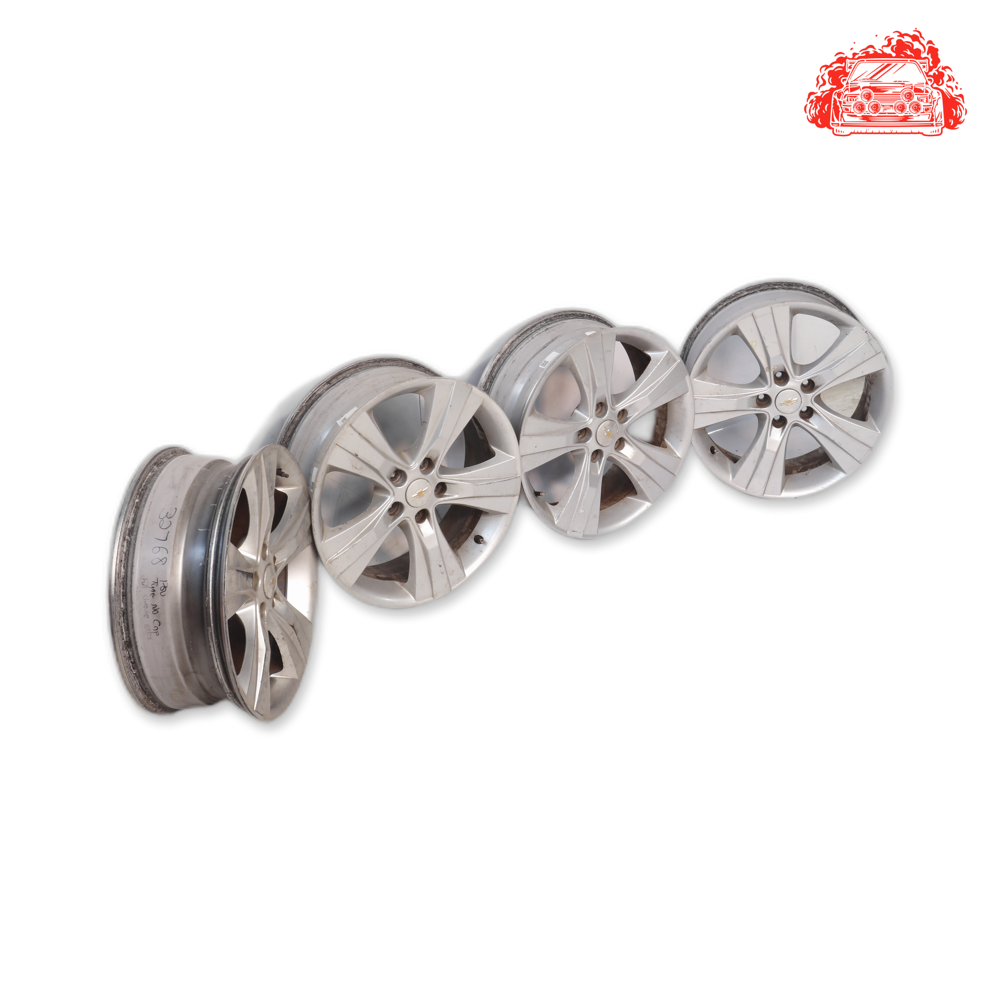 Used Chevrolet Captiva 2.4 LT White Rim Set 5 Stud 114 Pcd 18 Inch - OEM Part C10008MY