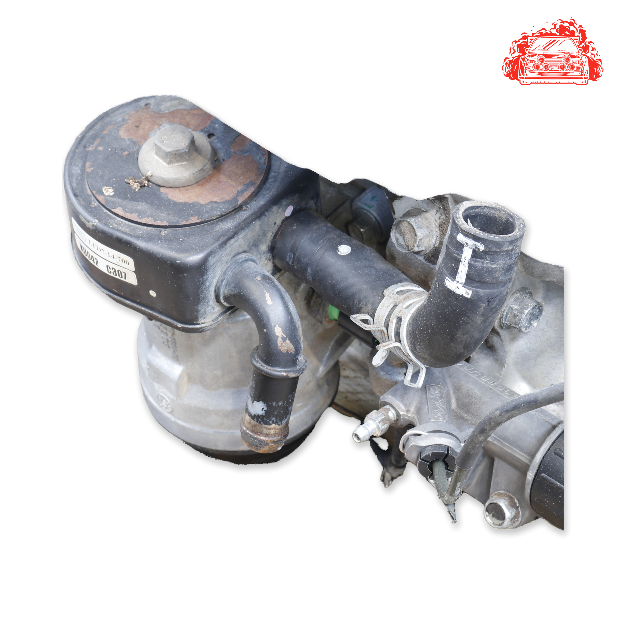 Used Mazda3 2.3 MPS Silver Oil Filter Housing - OEM Part 1S7G6884AE