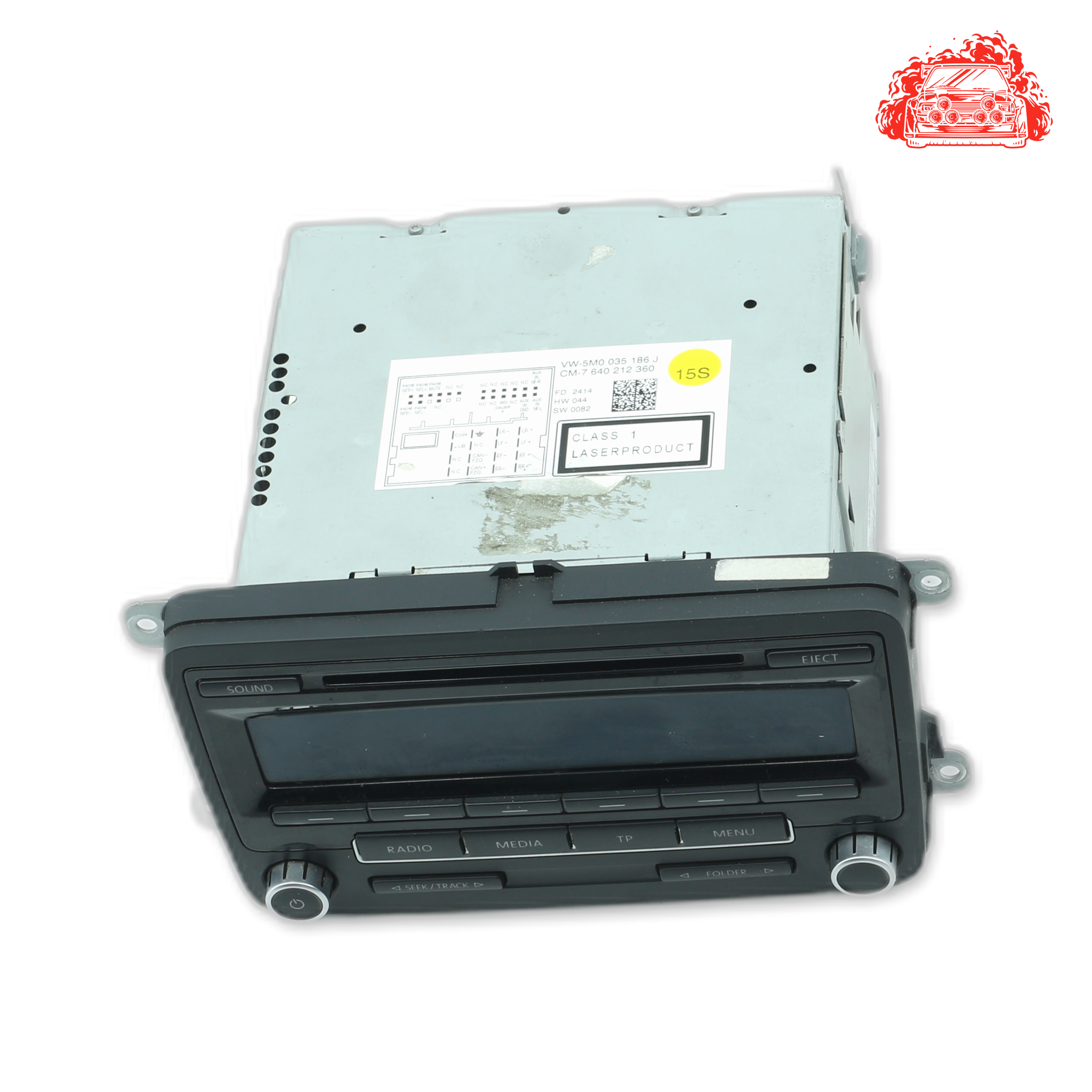 Used VOLKSWAGEN PASSAT 1.8 TSI COMFORTLINE DSG Car Radio - OEM Part 5M0035186J