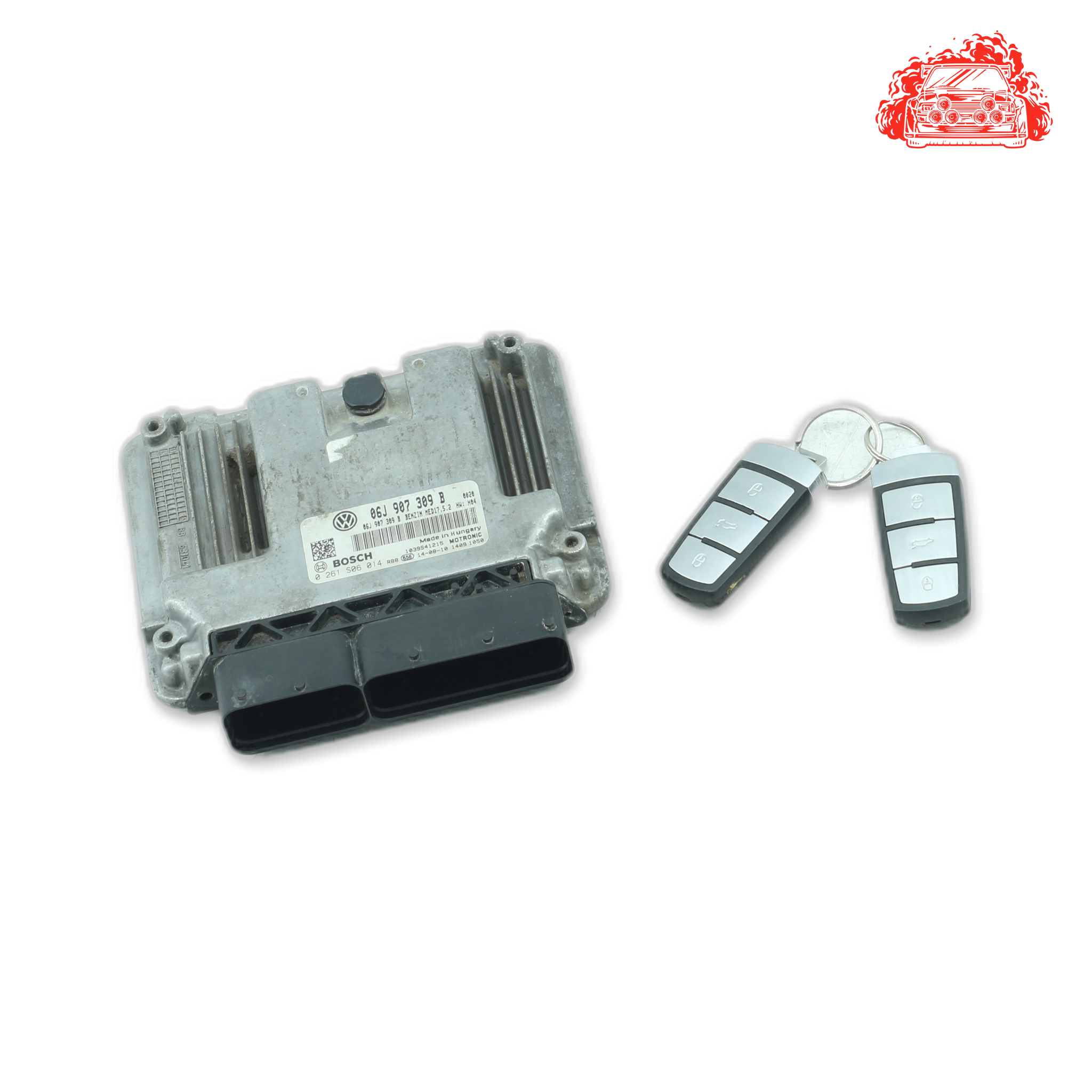 Used VOLKSWAGEN PASSAT 1.8 TSI COMFORTLINE DSG Key and ECU - OEM Part 06j907309b