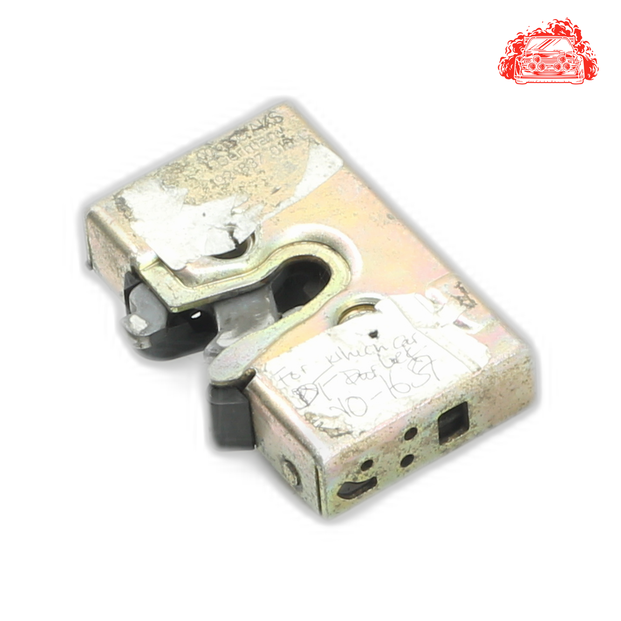 Used VOLKSWAGEN GOLF MK1 CITI CHICO 1.4i White Driver Side Front Door Locking Mechanism - OEM Part 192837016C