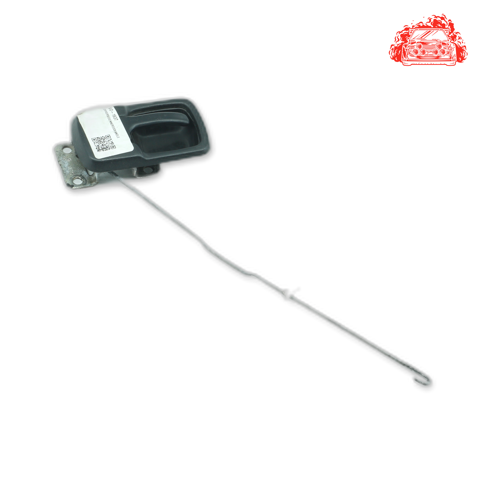 Used VW Golf MK1 CITI CHICO 1.4i White Drivers Side Front Inner Door Handle - 17S837235
