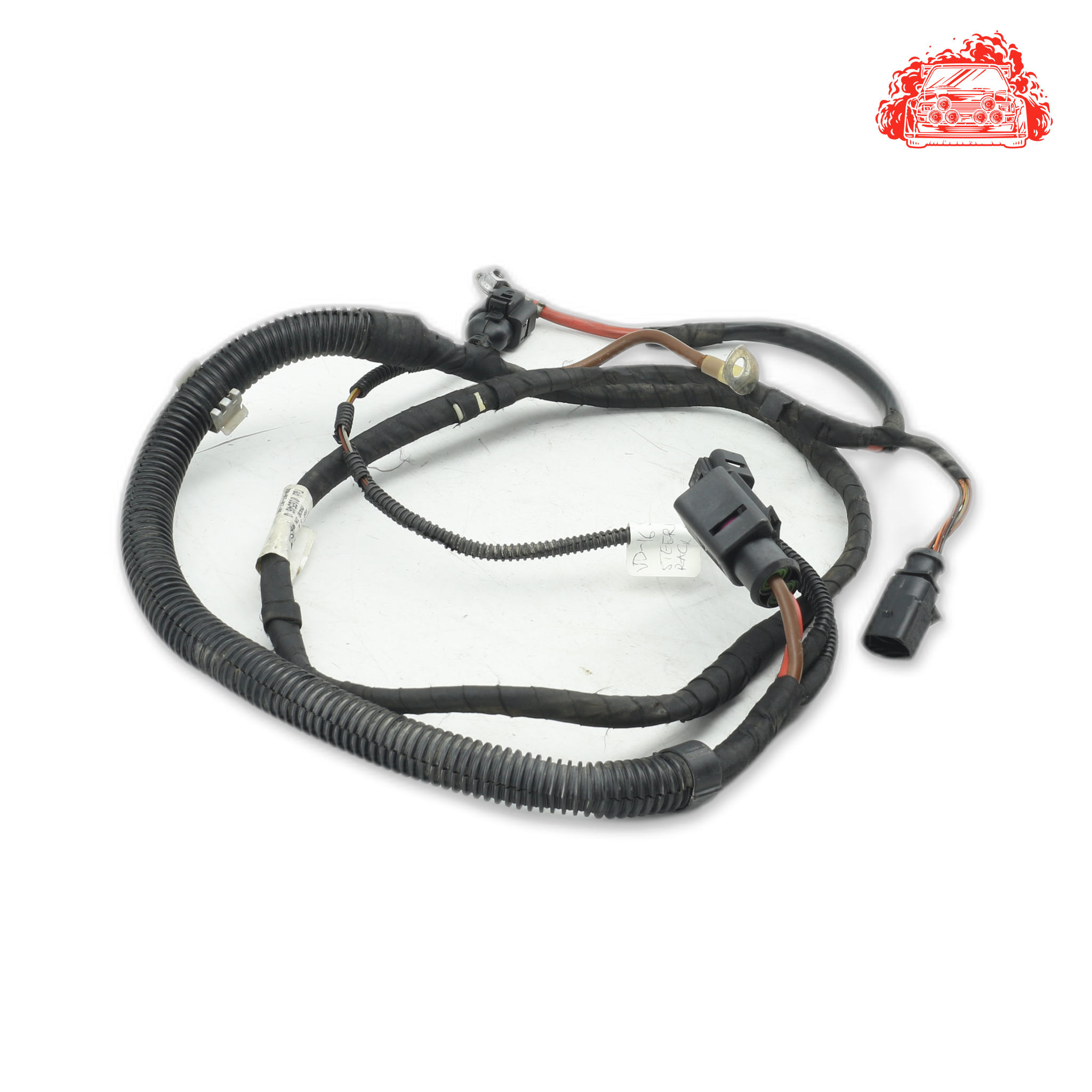 Golf MK1 Citi Chico 1.4i White Steering Rack Wiring Harness Loom