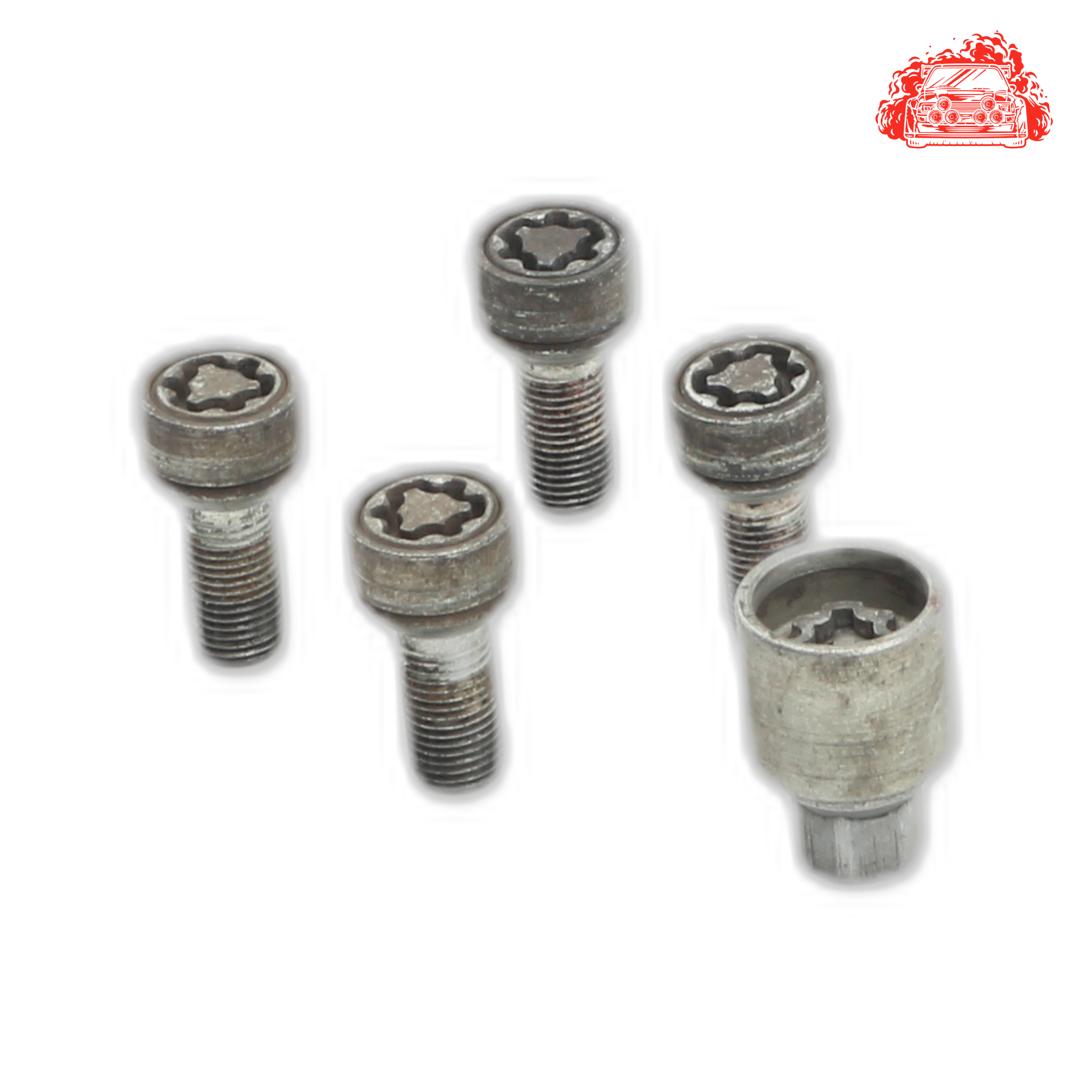 Used VOLKSWAGEN POLO VIVO 1.4 TRENDLINE 5Dr White Lock Nuts Set