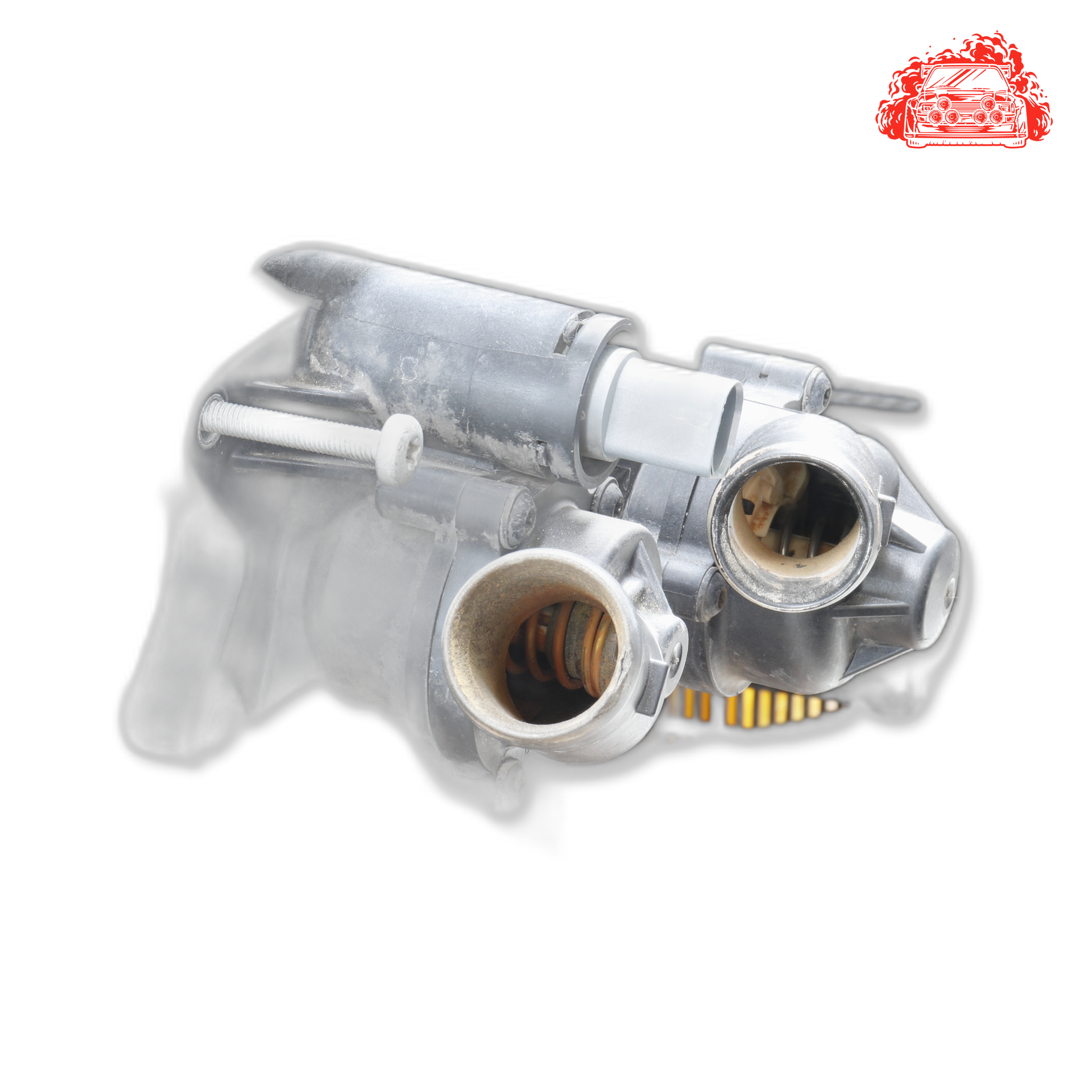 Used VOLKSWAGEN POLO VIVO 1.4 TRENDLINE 5Dr White Thermostat Housing - OEM Part 03C121118D