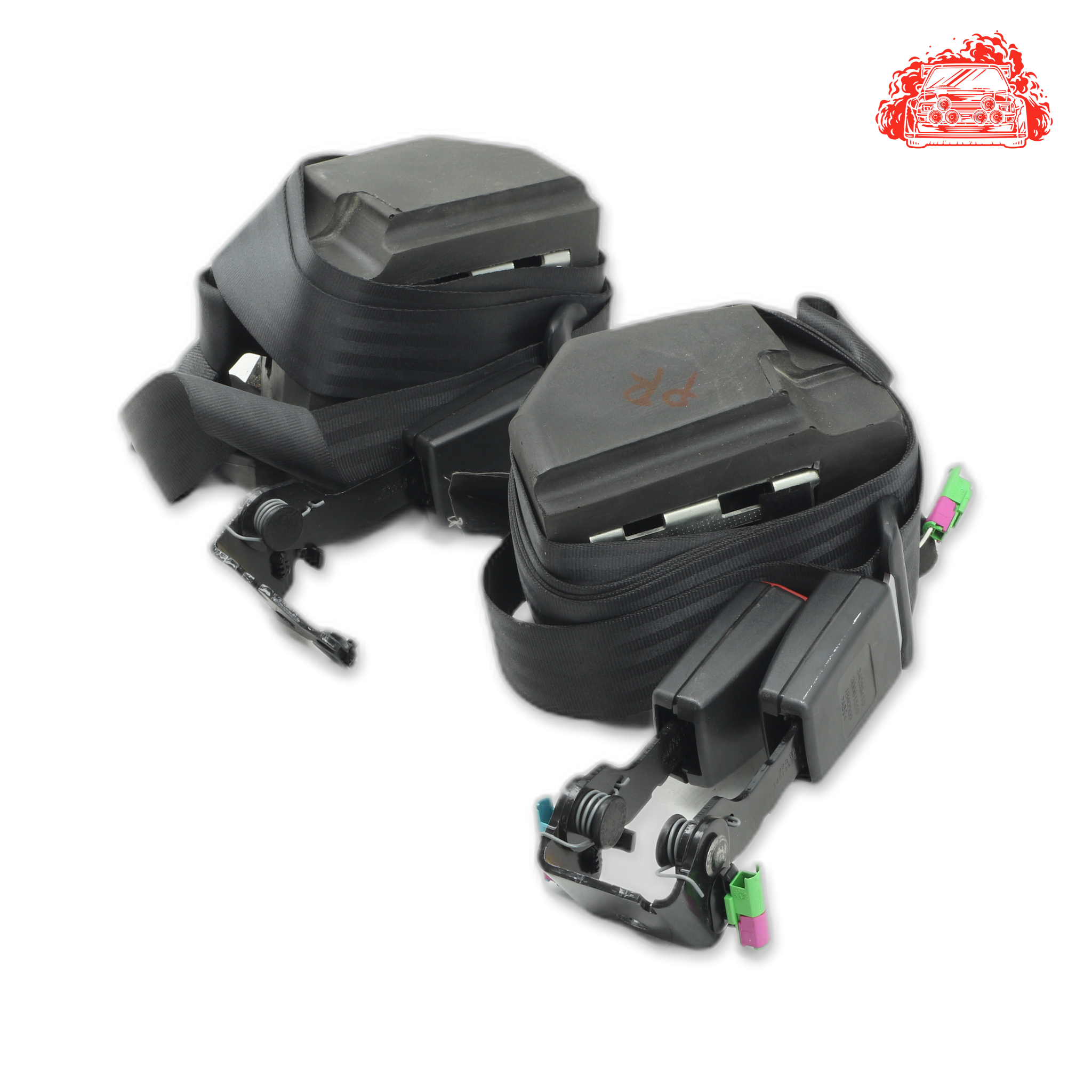 Used Volvo XC60 D5 Geartronic Rear Pretensioner Seat Belt Set