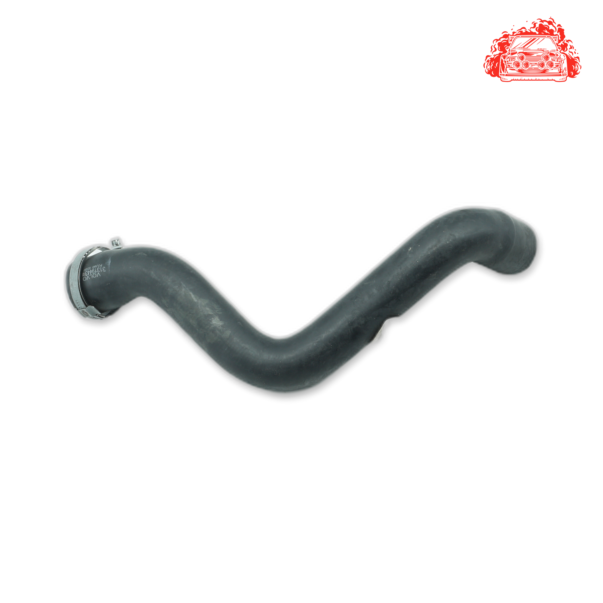 Used Volvo XC90 D5 Geartronic AWD Driver Side Upper Radiator Pipe Hose - OEM Part 31319443