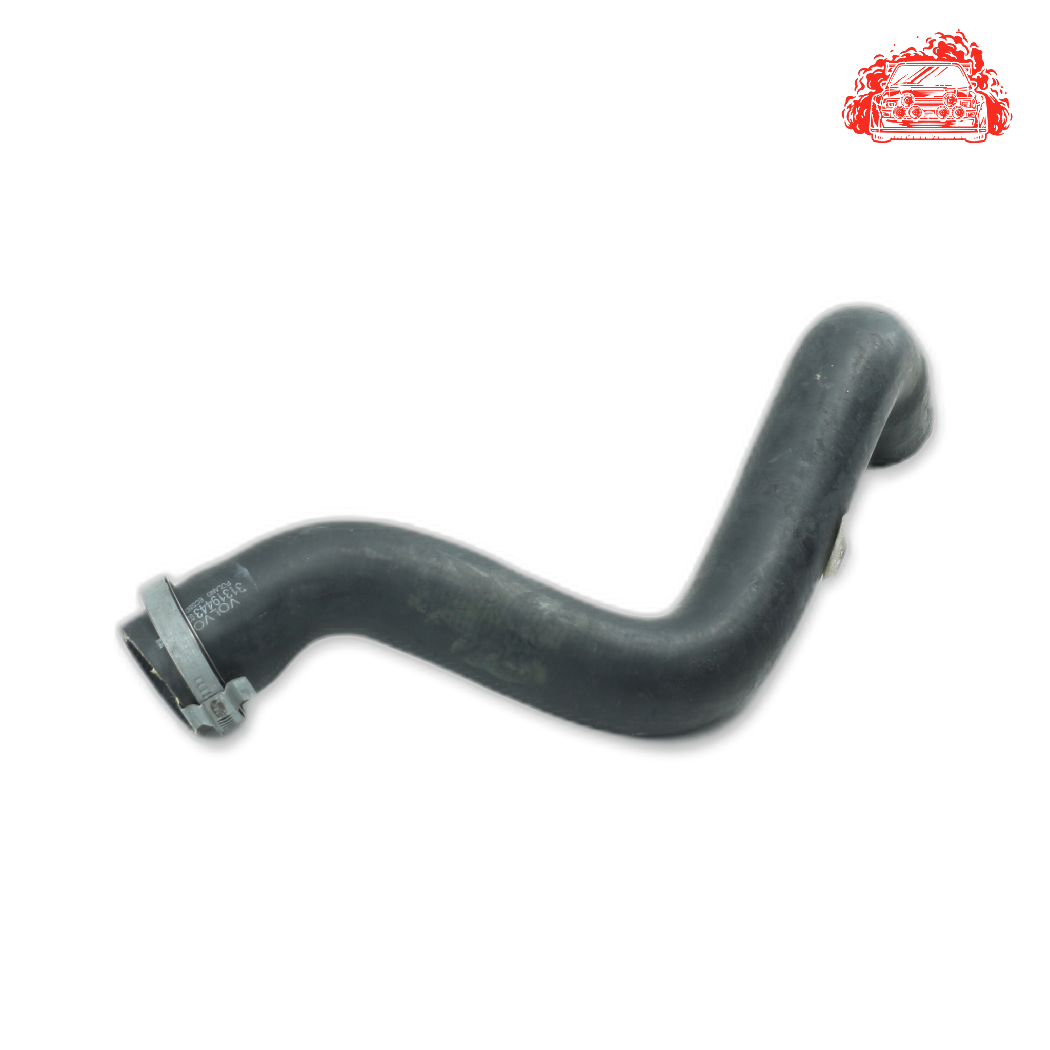 Used Volvo XC90 D5 Geartronic AWD Driver Side Upper Radiator Pipe Hose - OEM Part 31319443