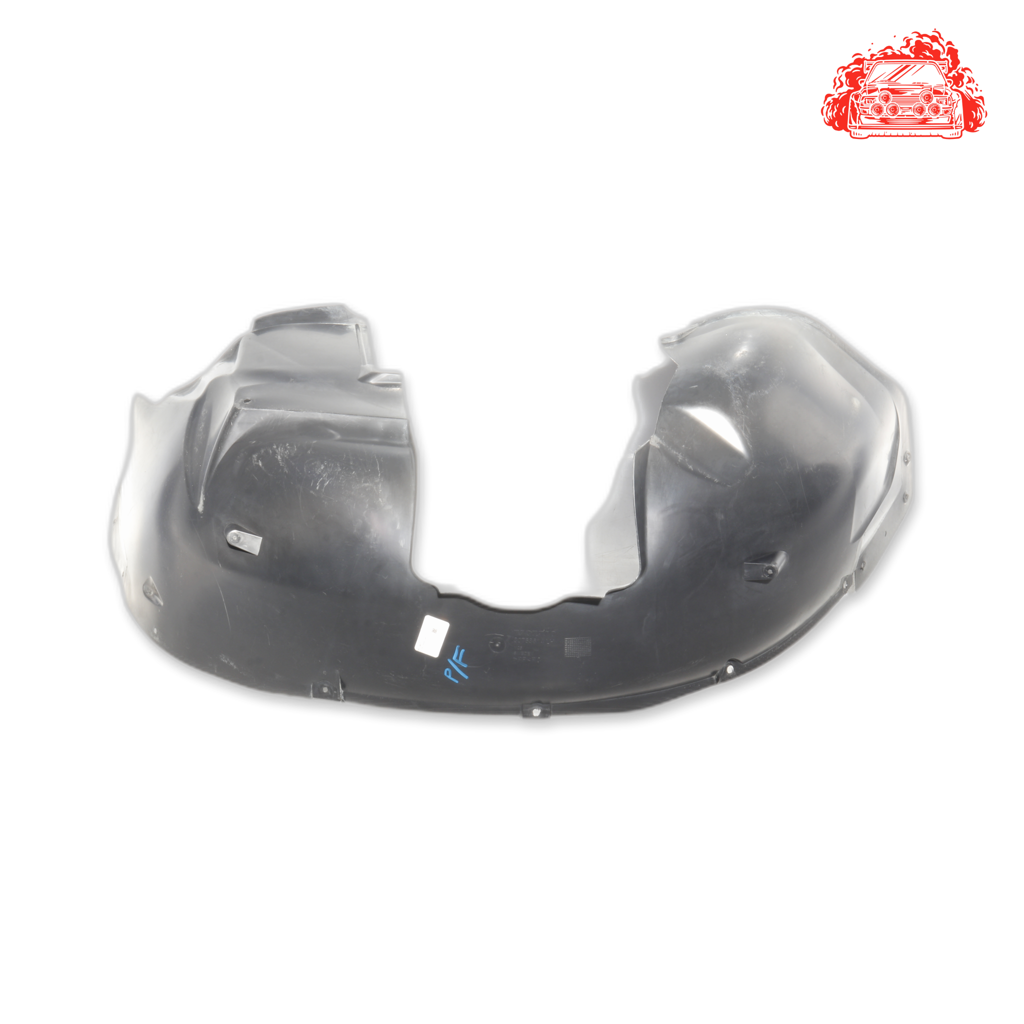 Used Volvo XC90 D5 Geartronic AWD Passenger Side Front Fender Liner - OEM Part 30763614