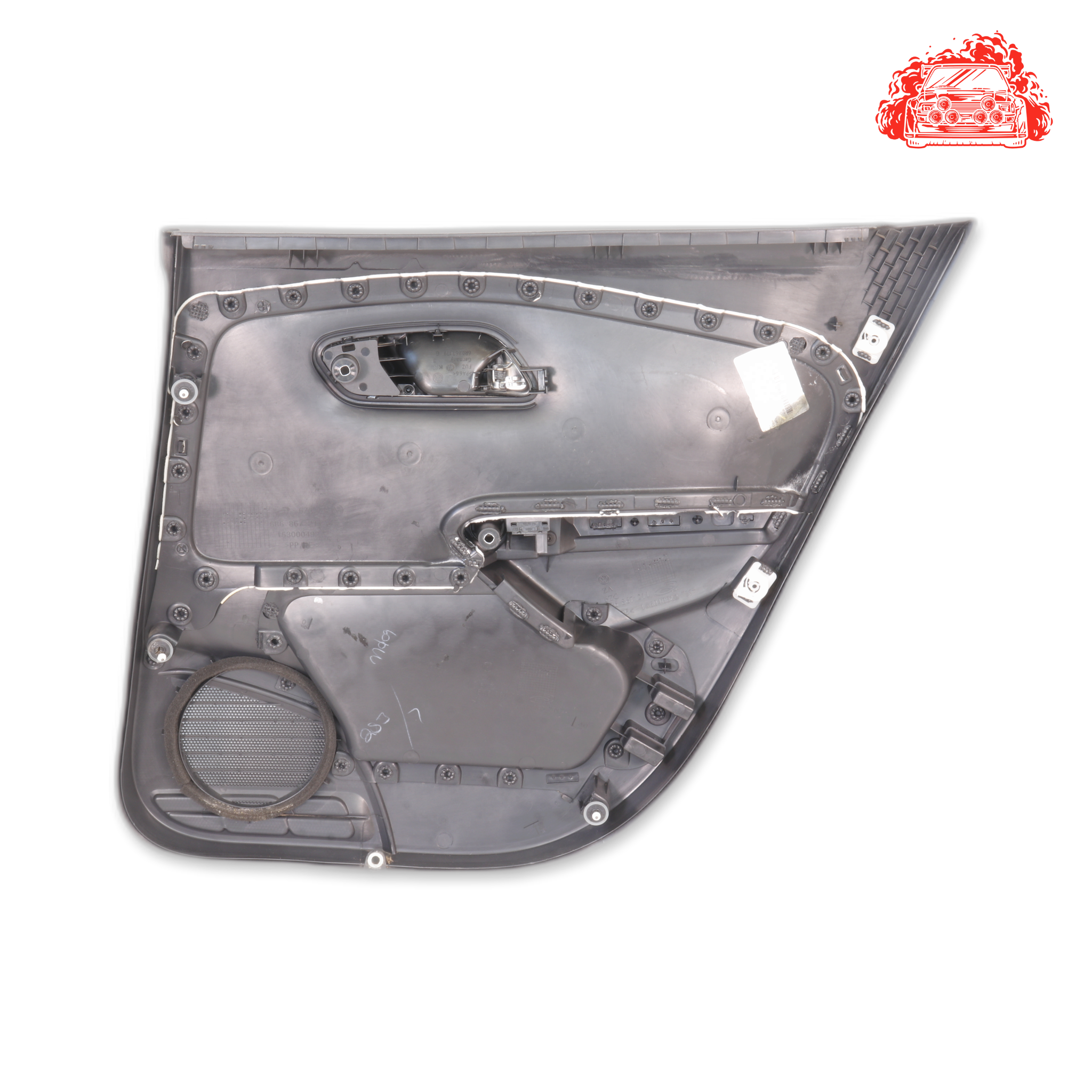 Used Volkswagen Polo Mk5 Hatchback TDI Passenger Side Front Door Panel - OEM Part 6R6867211AD