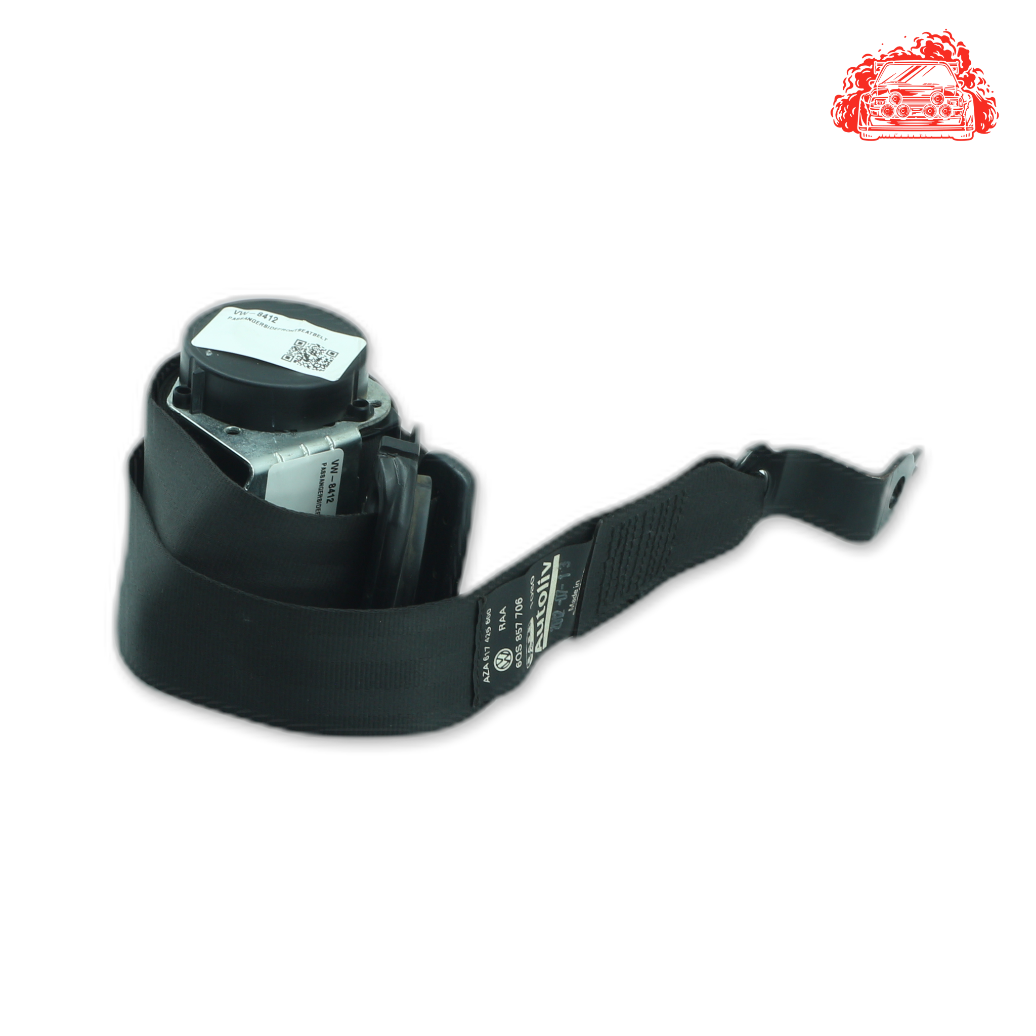 Used VW Polo Mk5 Hatchback TDI Passenger Side Front Seatbelt - 33042560