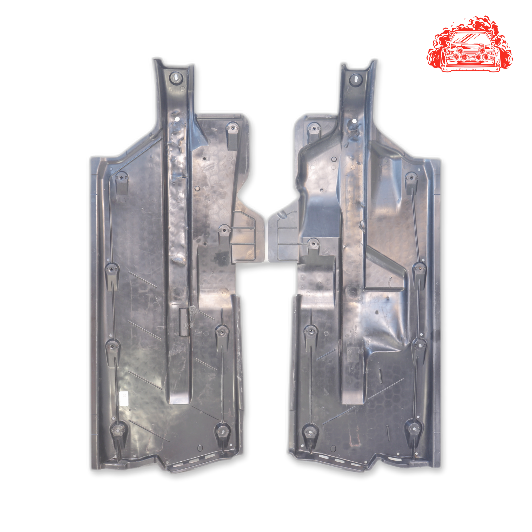 Used/salvaged Undercover Chassis Guard for Volkswagen Polo Comfortline. Part Number 6Q0825201H