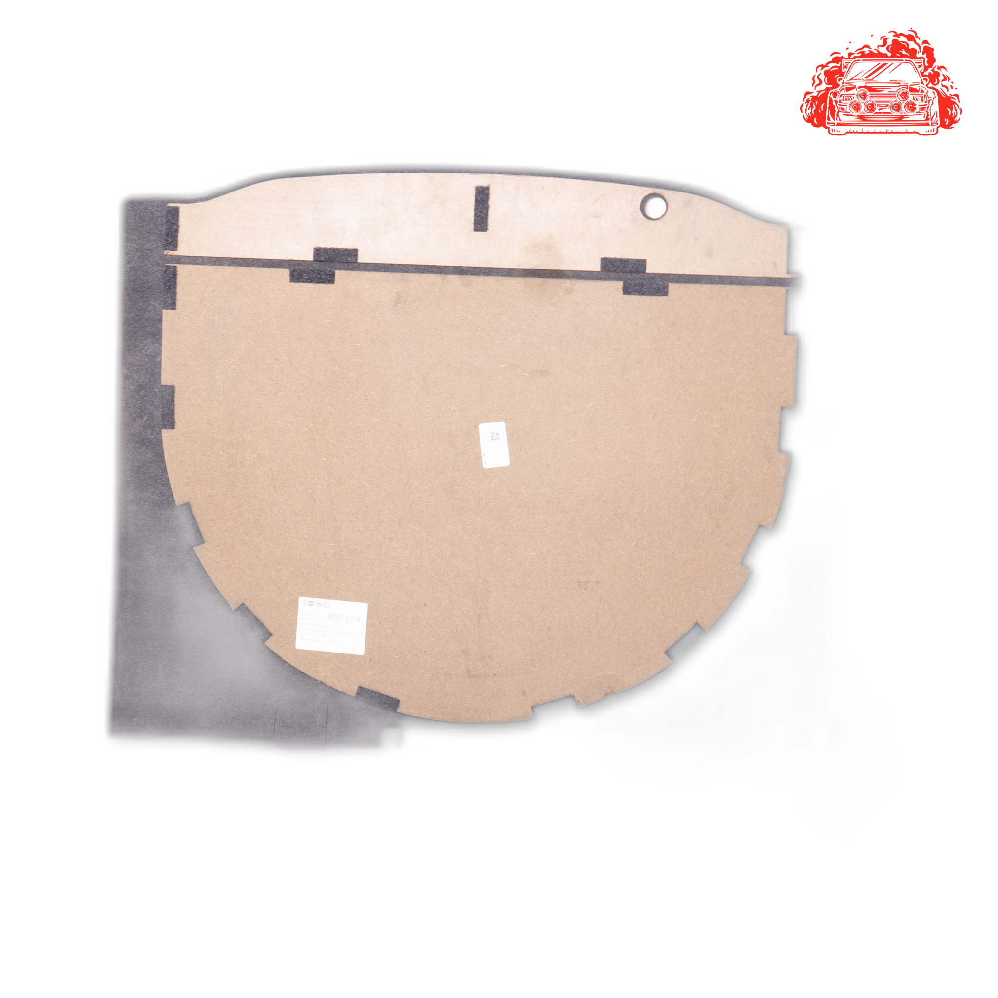 Used Salvaged Boot Floor Lining Carpet for VOLKSWAGEN Up cross. Part Number 1S0863463E