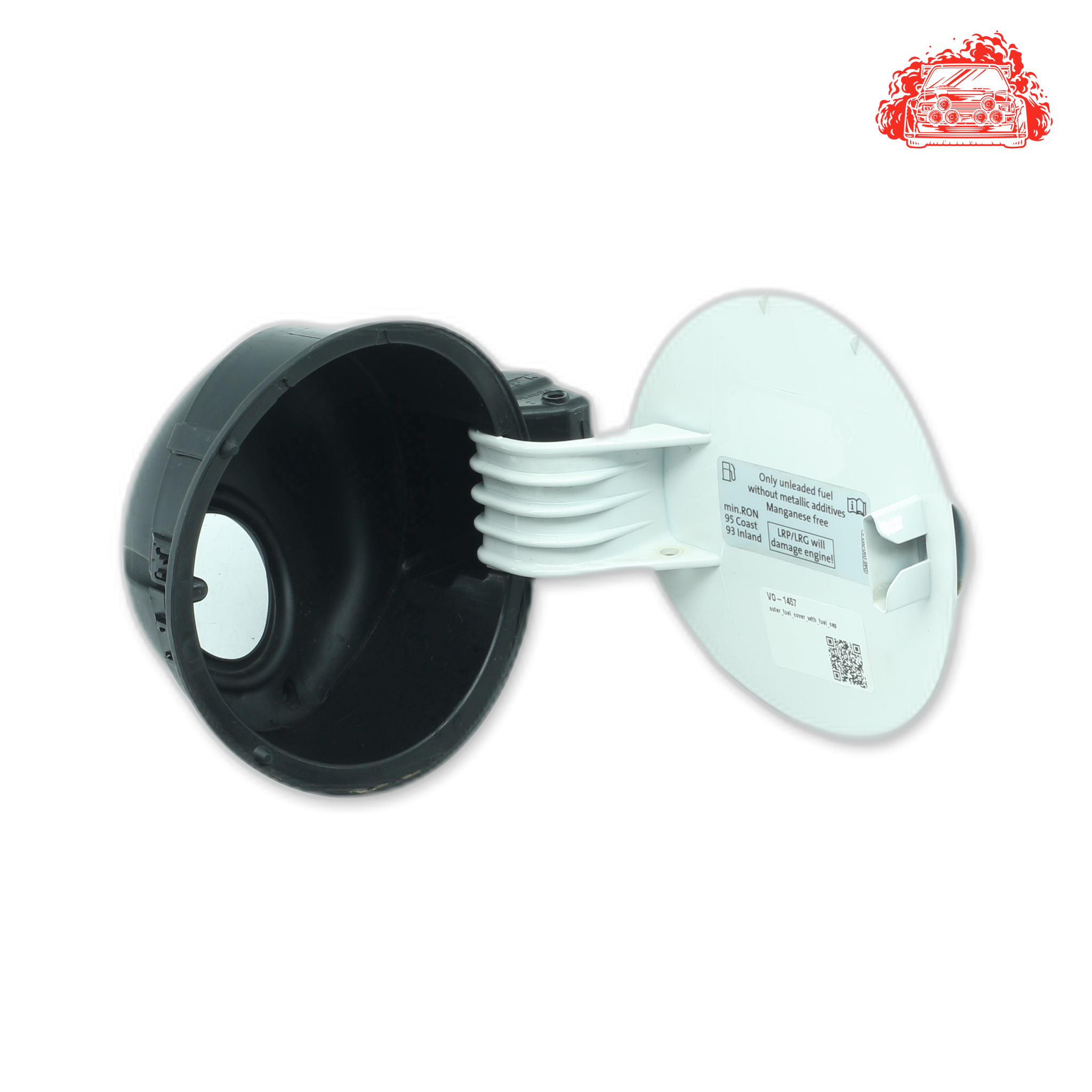 Used VOLKSWAGEN Up cross fuel cap cover - Genuine OEM Part 1S0809857