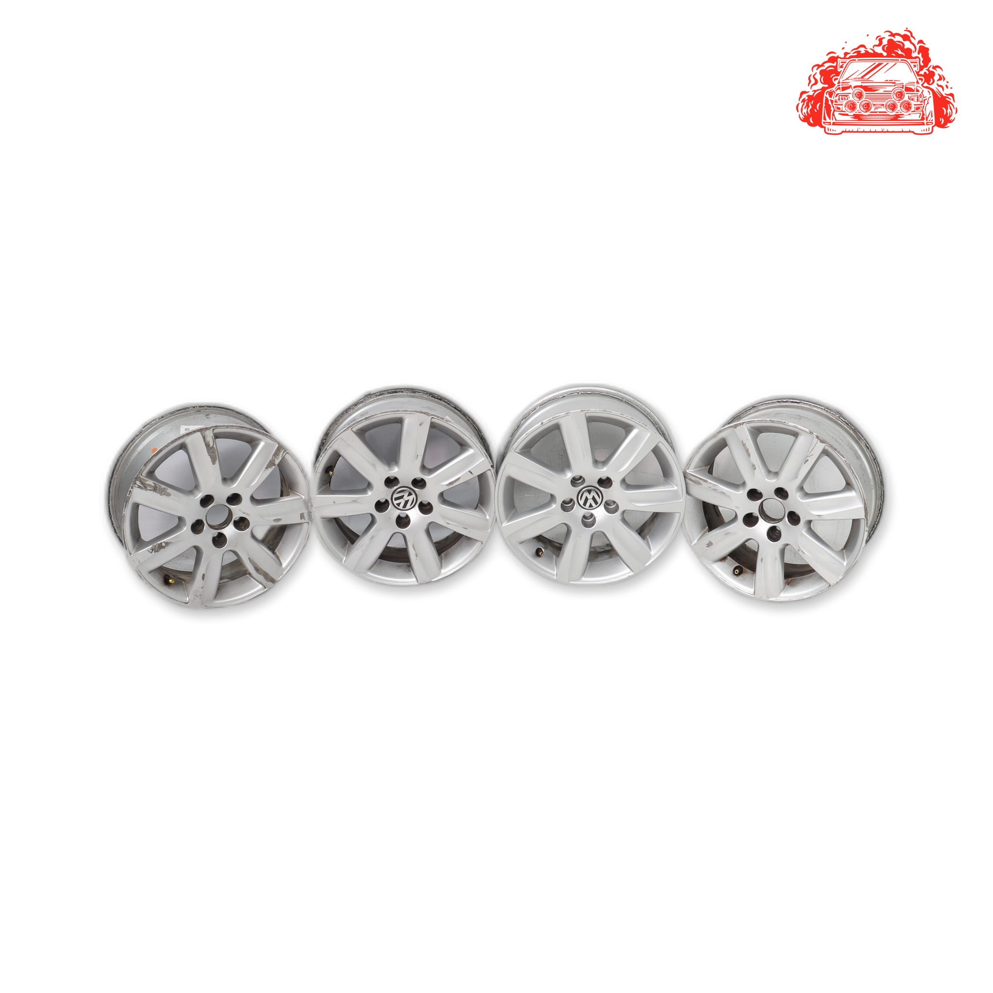 VW Comfortline 15" Driver Side Rear Wheel Rim (5x100) - OEM 6RU601025A