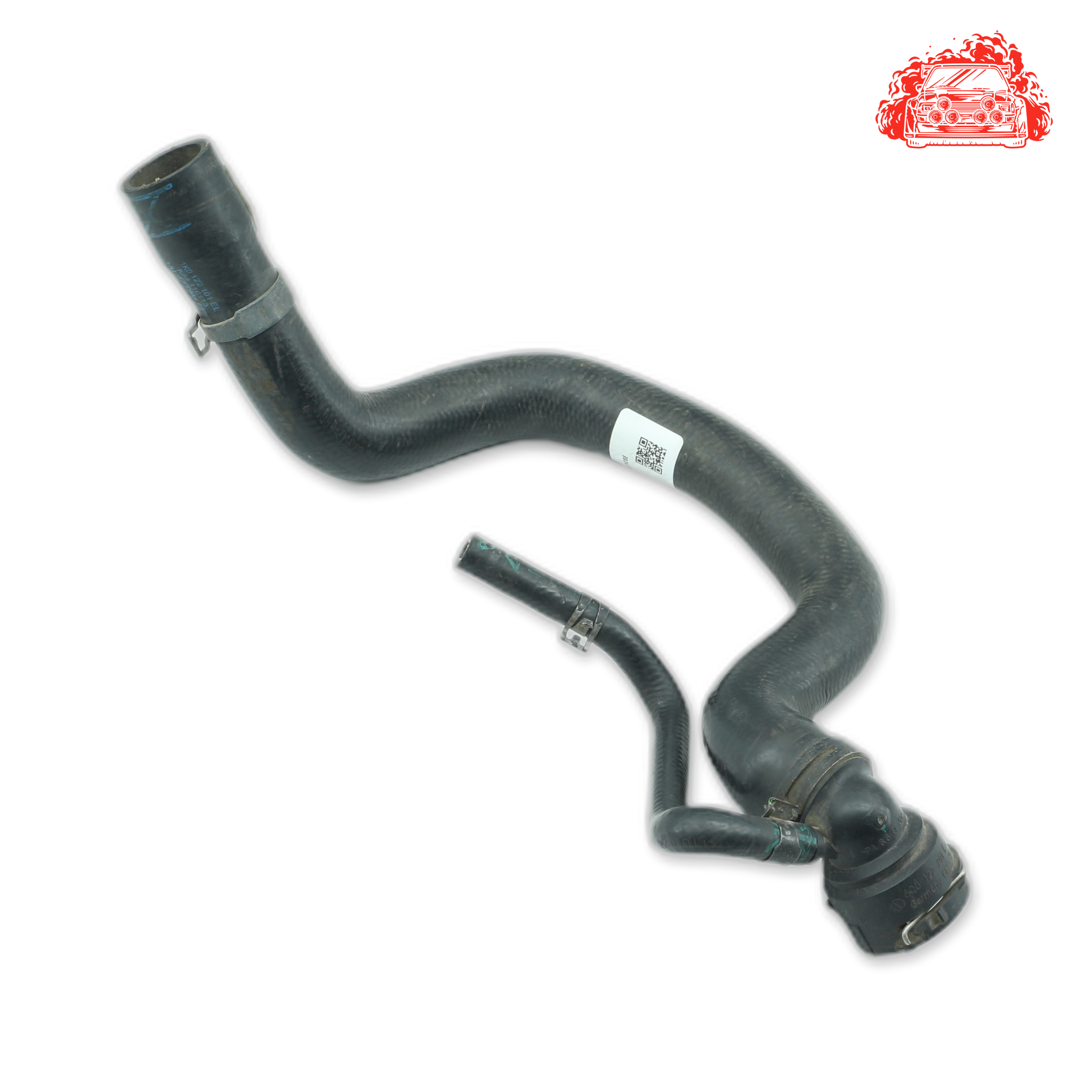 Used AUDI A3 Upper Radiator Coolant Hose - OEM Part 1K0122101