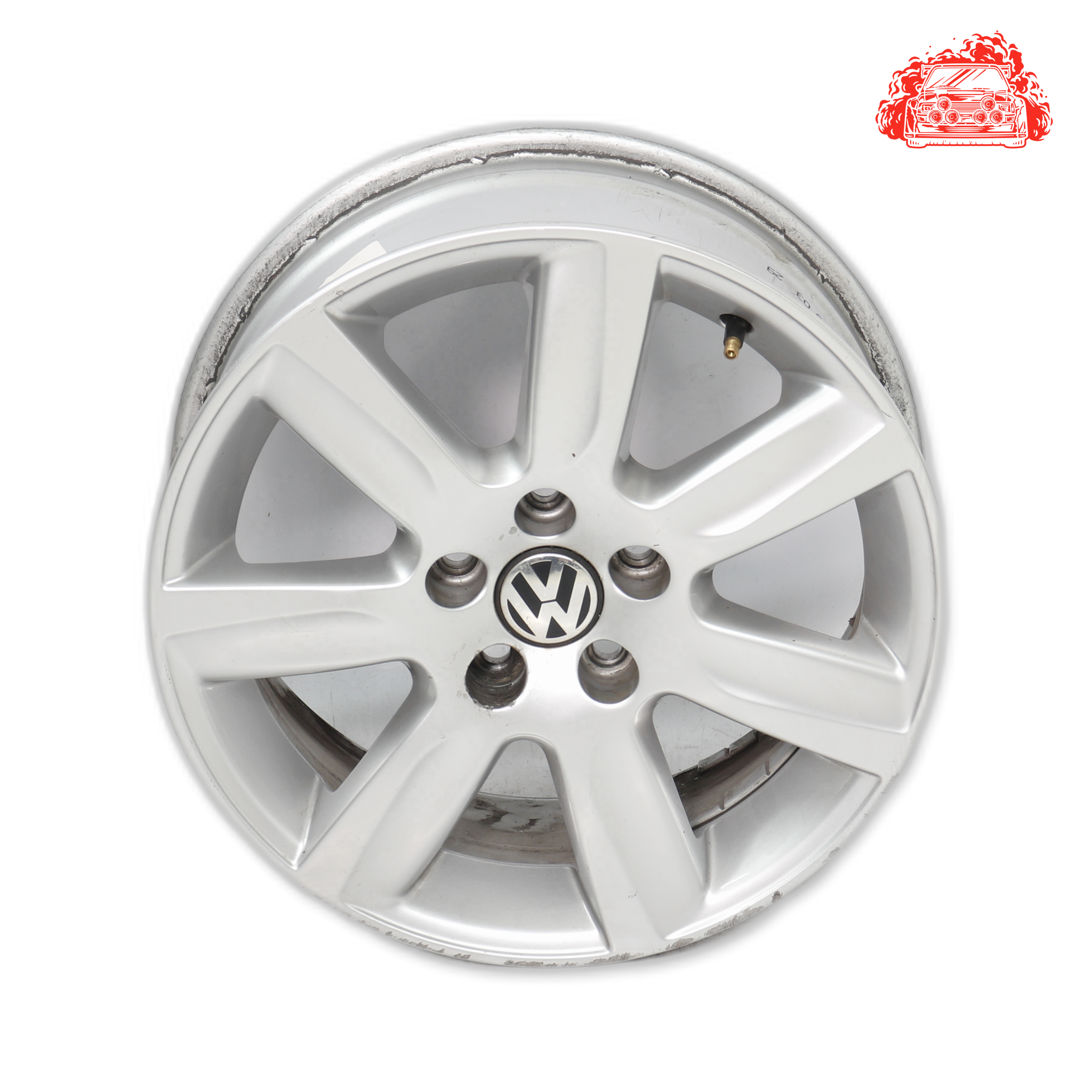 Used VOLKSWAGEN 1.6 TDI COMFORTLINE Drivers Side Front 5 Stud 100 Pcd 15 Inch Rim - Genuine OEM Part 6RU601025A