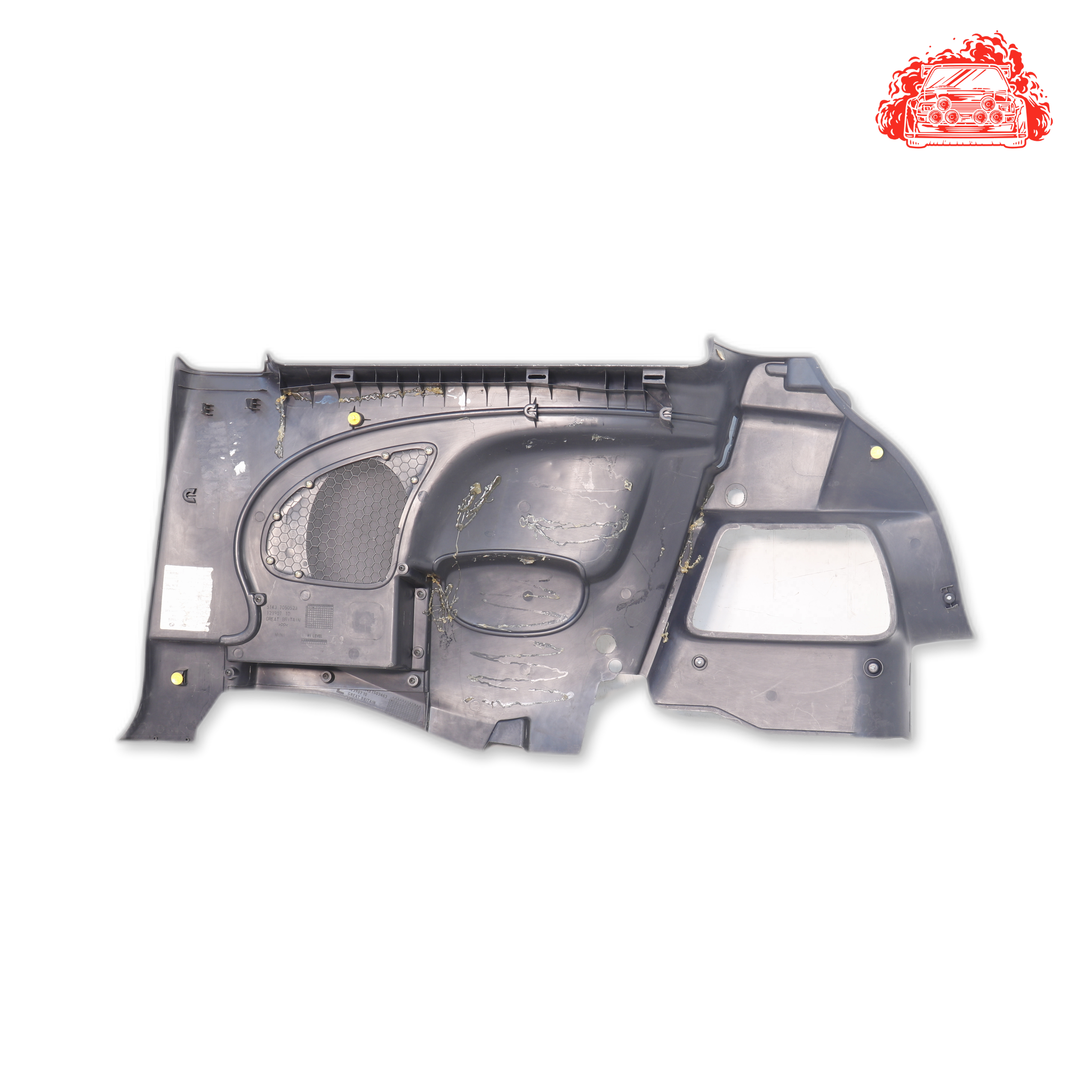 Used MINI Coupe Passengers Side Rear Door Panel - OEM Part 51437050523