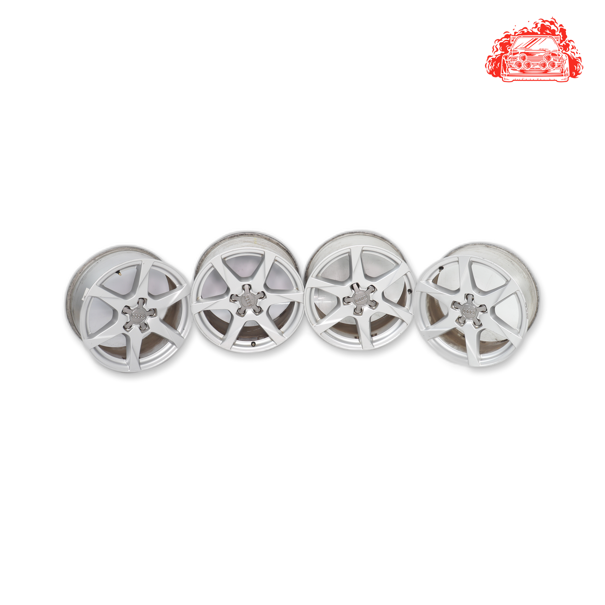 Used AUDI A4 1.8T AMBITION Rim Set 17 Inch - OEM Part 8K0601025K